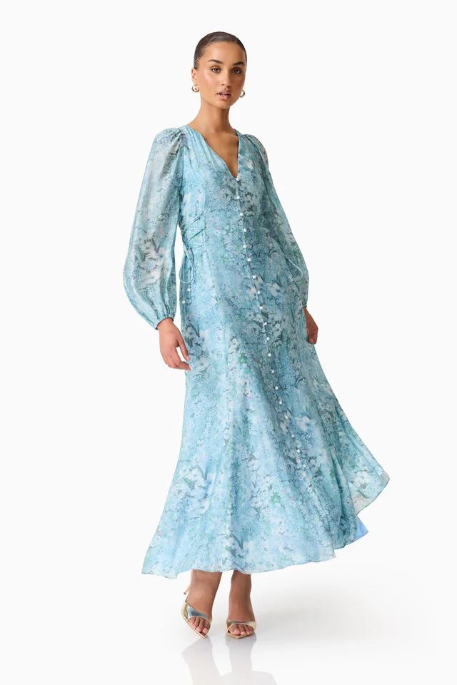 Elliatt Faye Maxi Dress - Blue Multi - Image 2