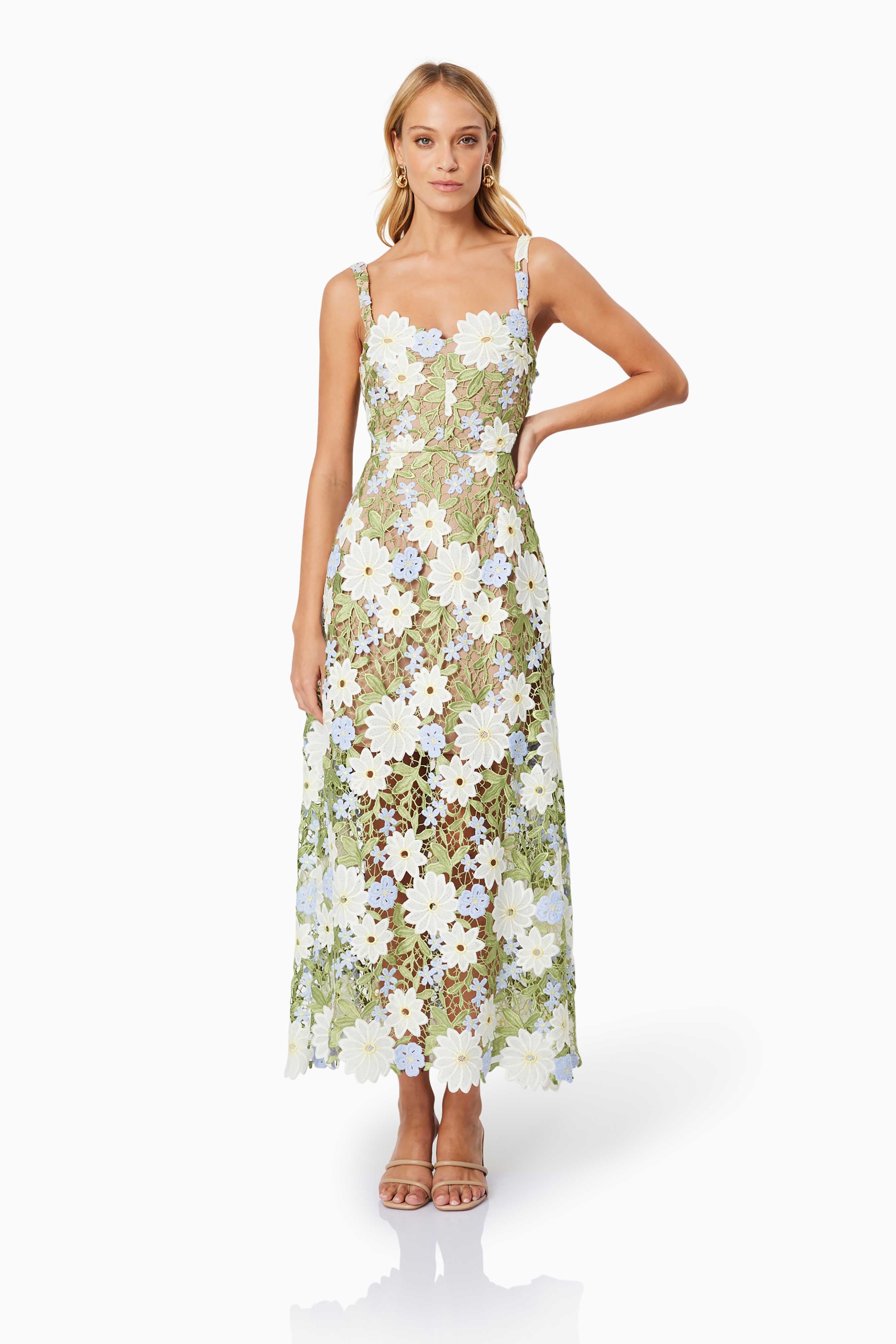 Elliatt Flora Midi Dress - Multi - Image 4
