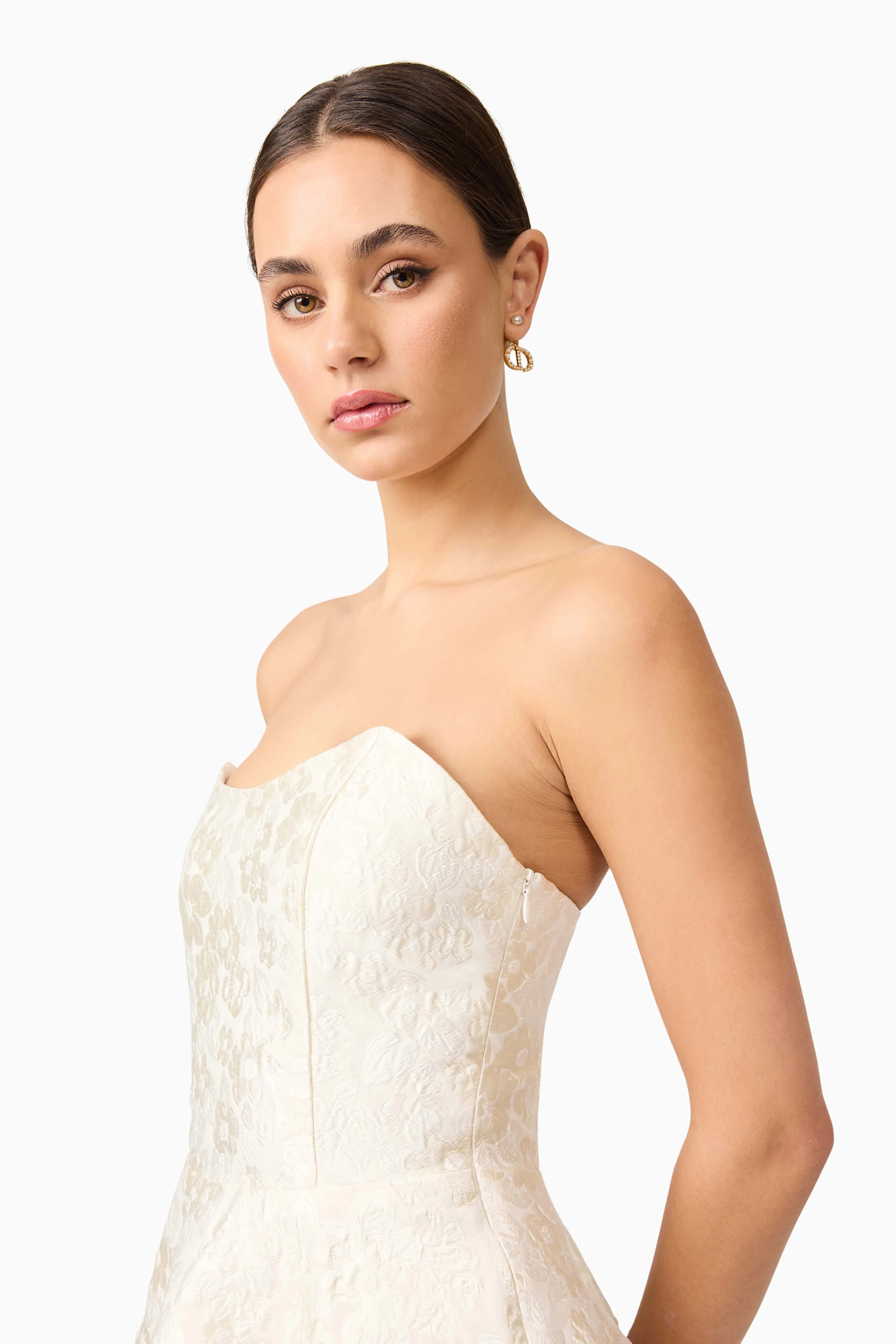 Elliatt Galadirel Strapless Mini Dress - Ivory - Image 6