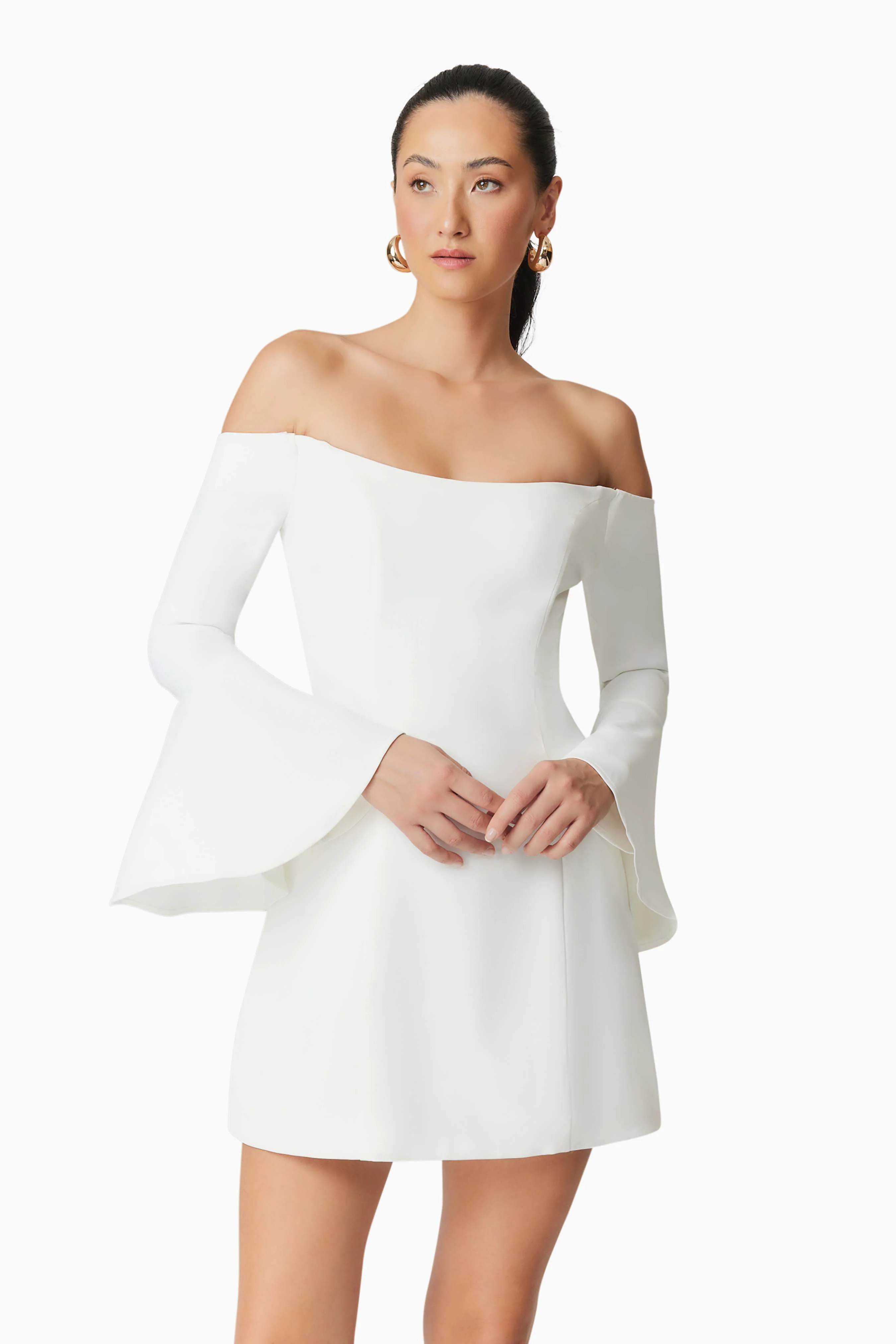 Elliatt Hazelle Mini Dress - Ivory - Image 2