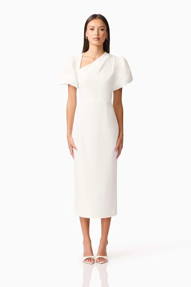 Elliatt Hester Midi Dress - Ivory