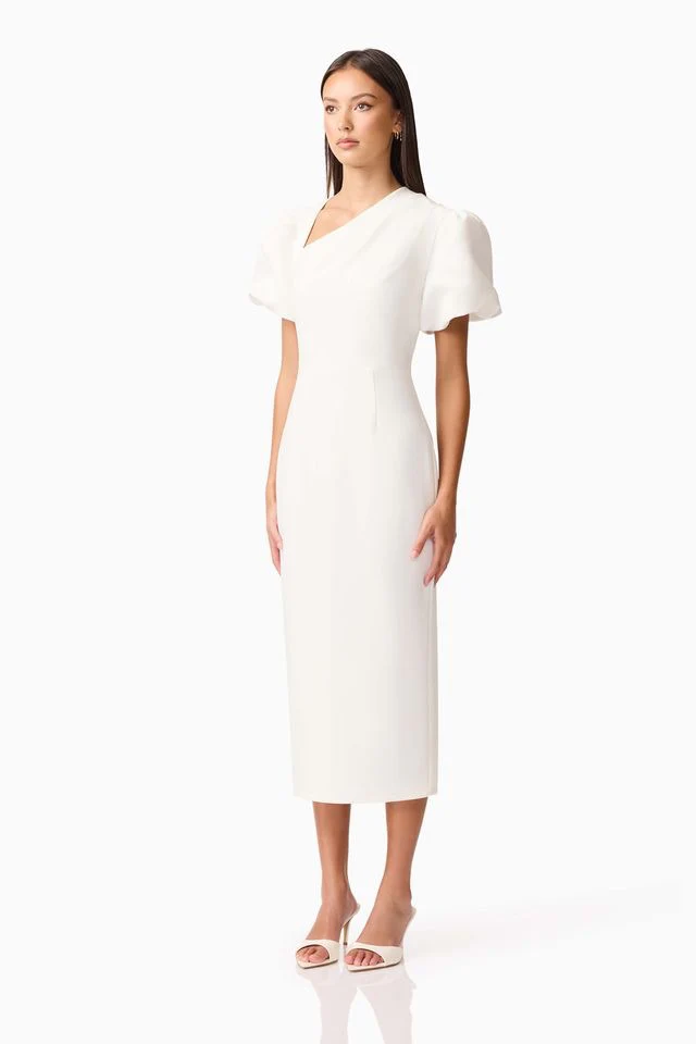 Elliatt Hester Midi Dress - Ivory - Image 3