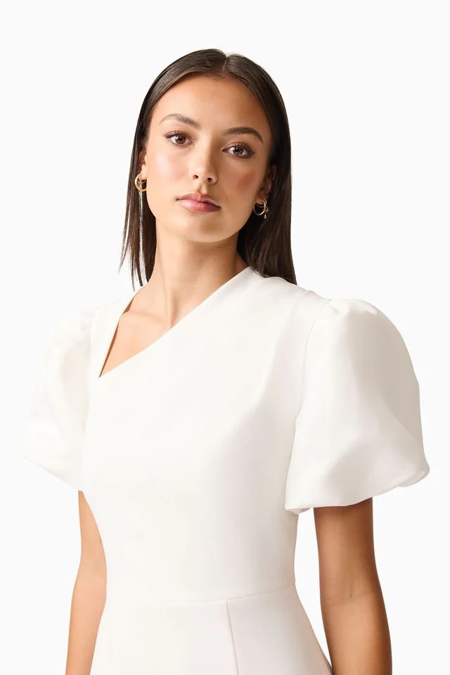 Elliatt Hester Midi Dress - Ivory - Image 5