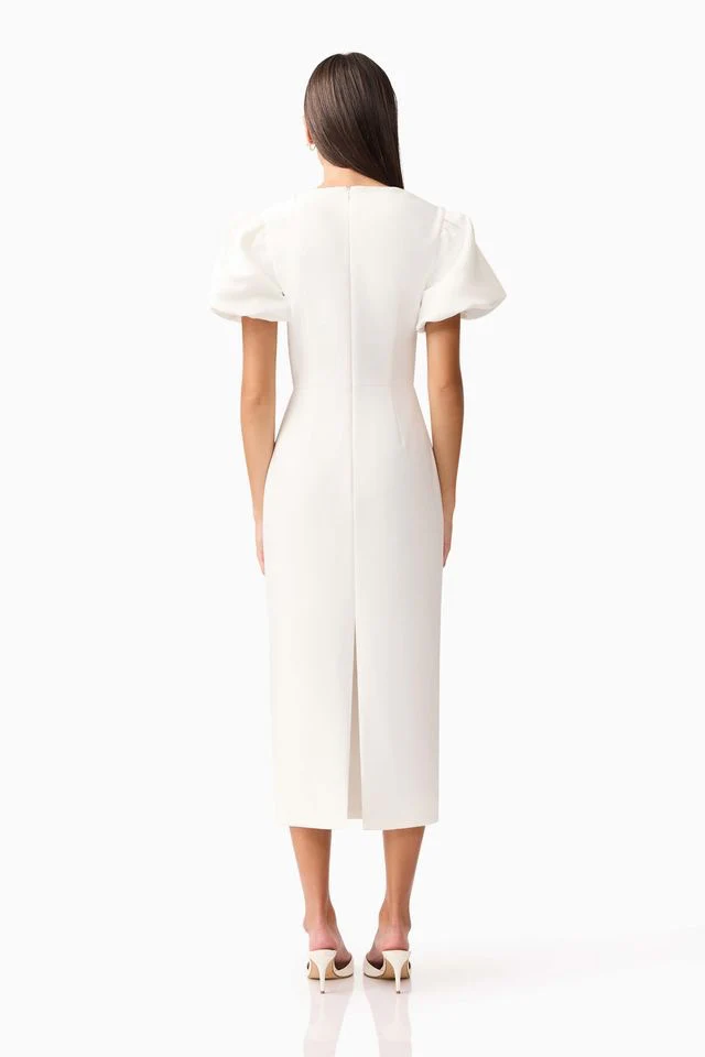 Elliatt Hester Midi Dress - Ivory - Image 6