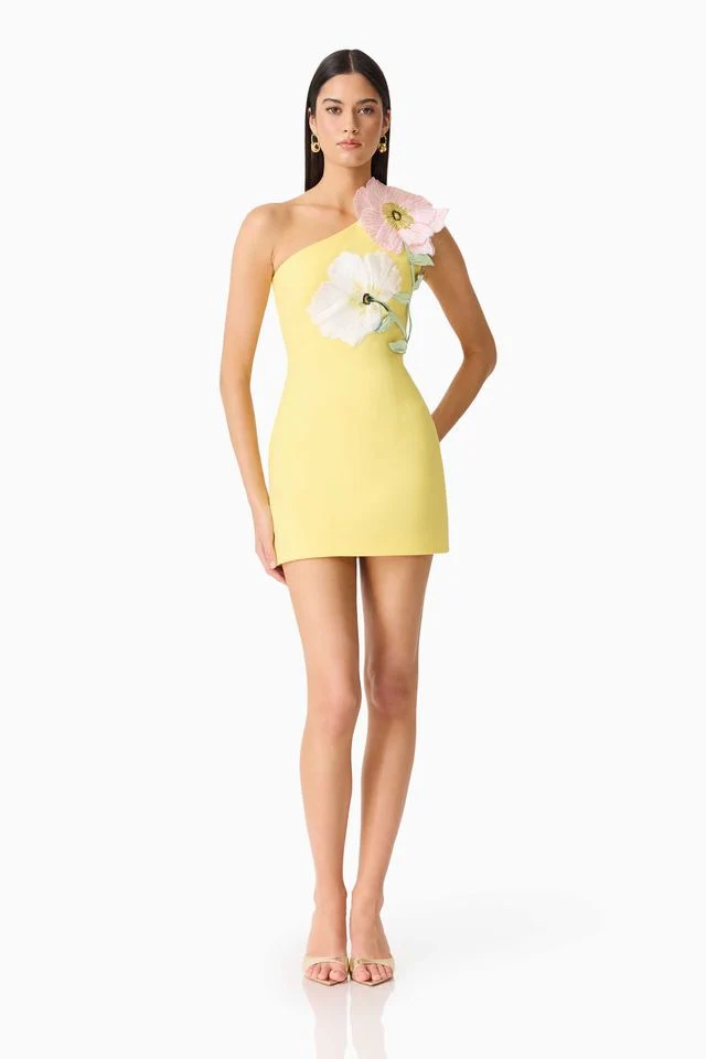 Elliatt Hope Mini Dress - Yellow - Image 3