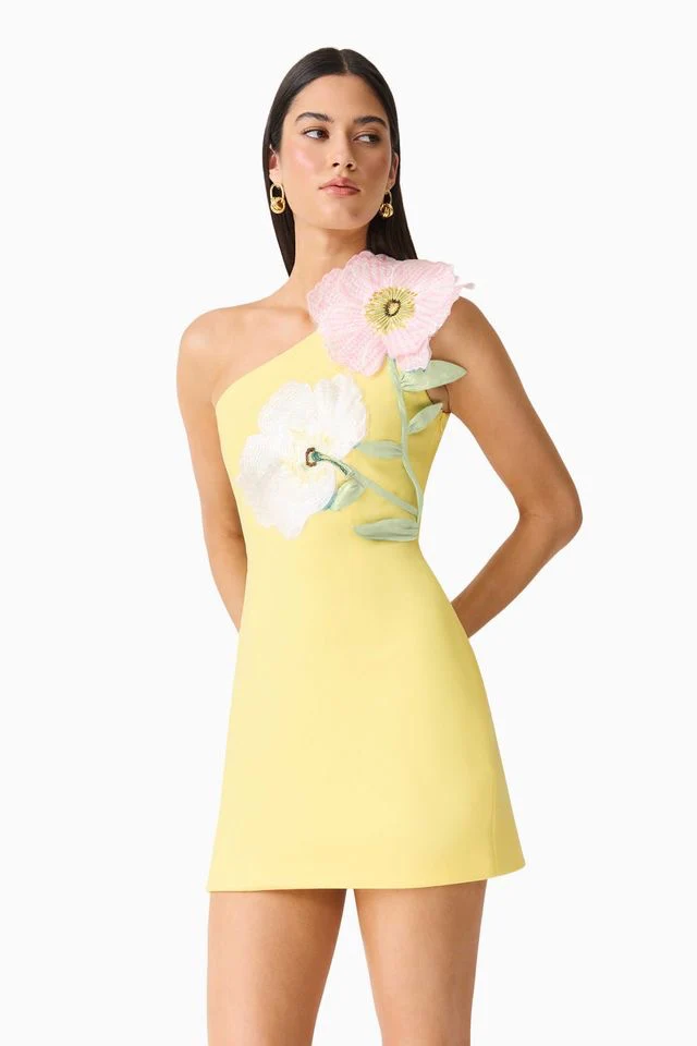 Elliatt Hope Mini Dress - Yellow - Image 5