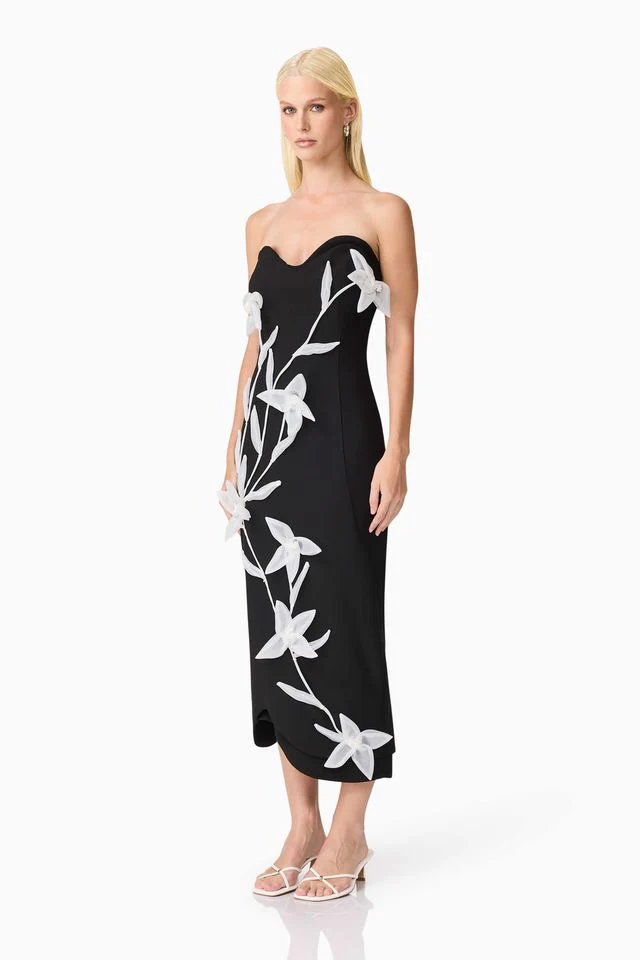 Elliatt Ilaria Midi Dress - Black - Image 2