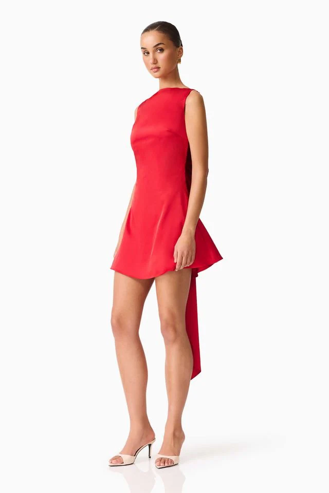 Elliatt Jacinta Shift Mini Dress - Red - Image 4