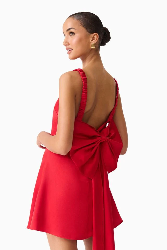Elliatt Jacinta Shift Mini Dress - Red - Image 6