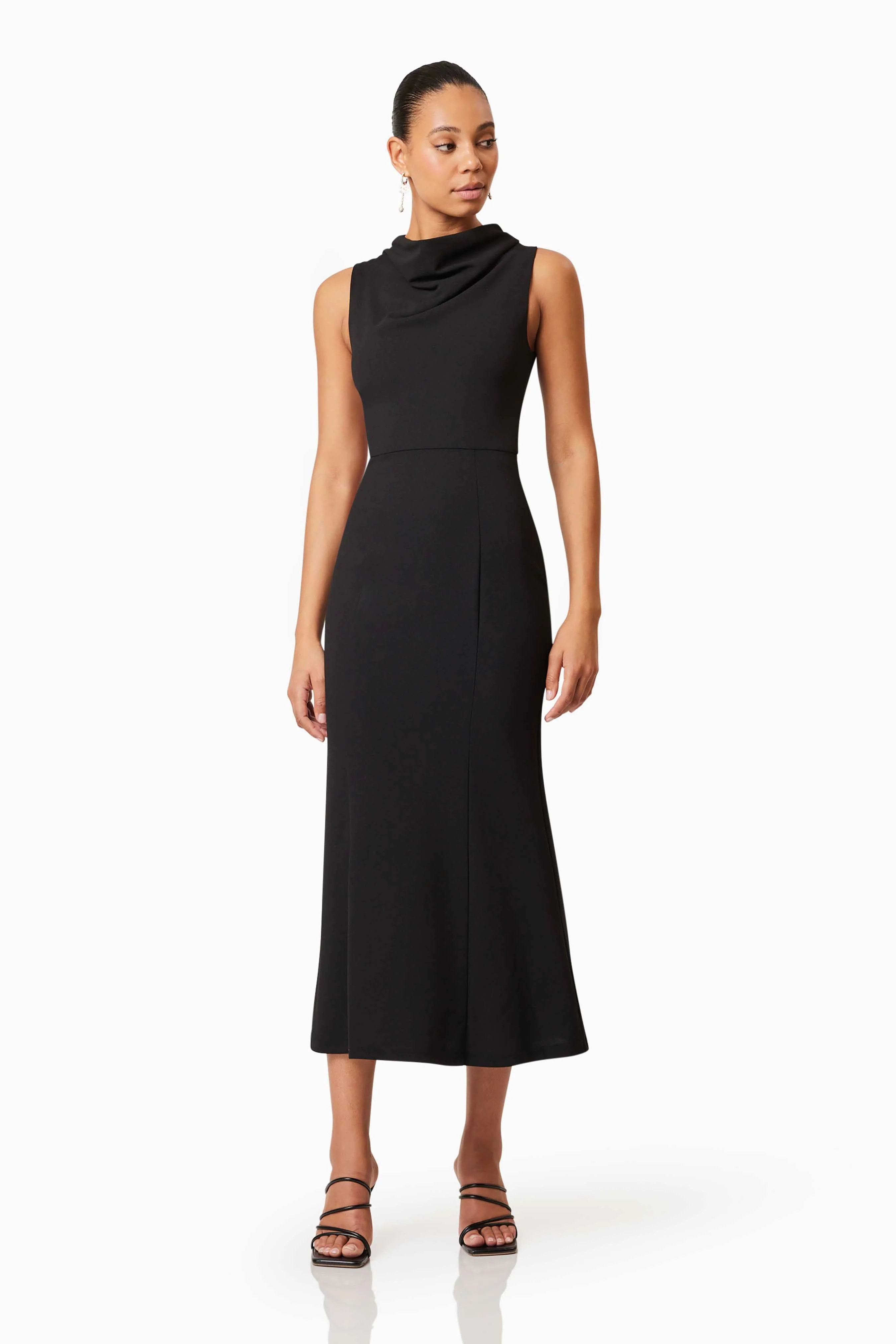 Elliatt Jamie Midi Dress - Black - Image 2