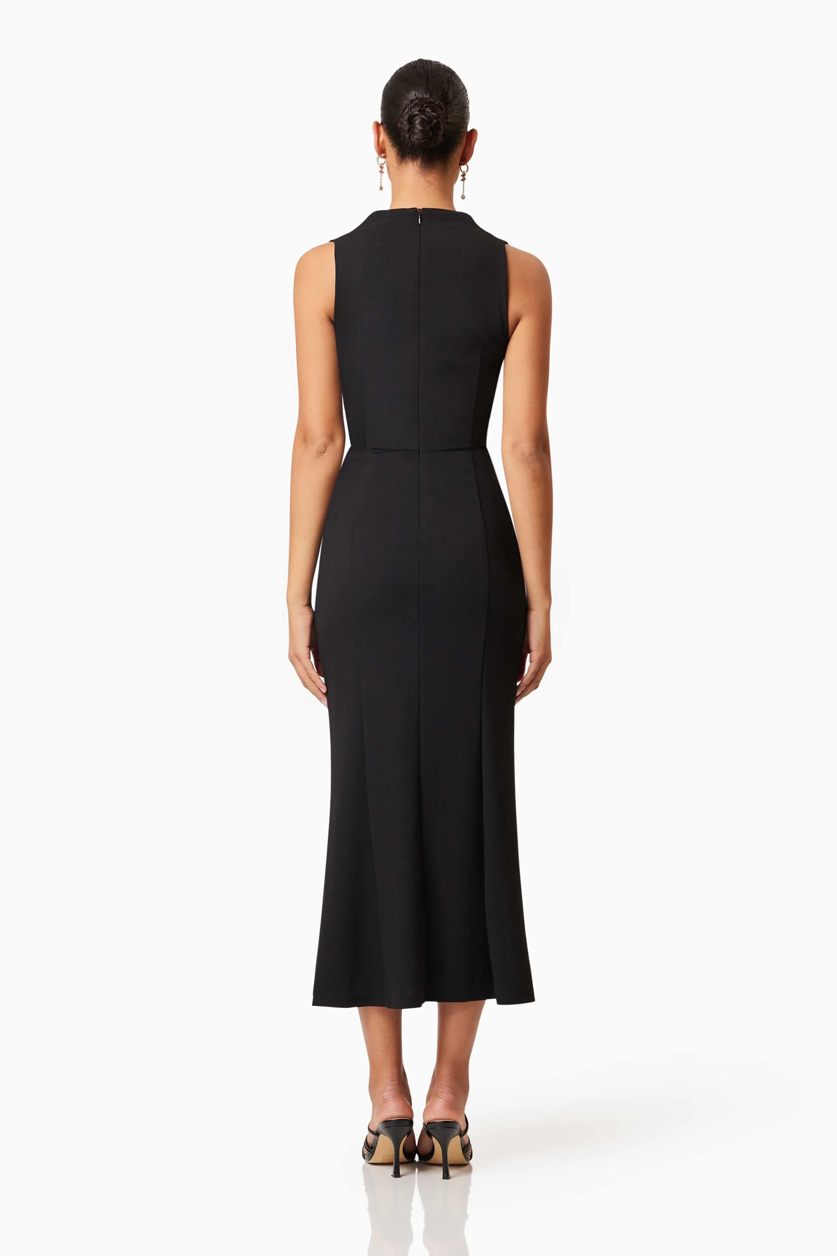 Elliatt Jamie Midi Dress - Black - Image 5