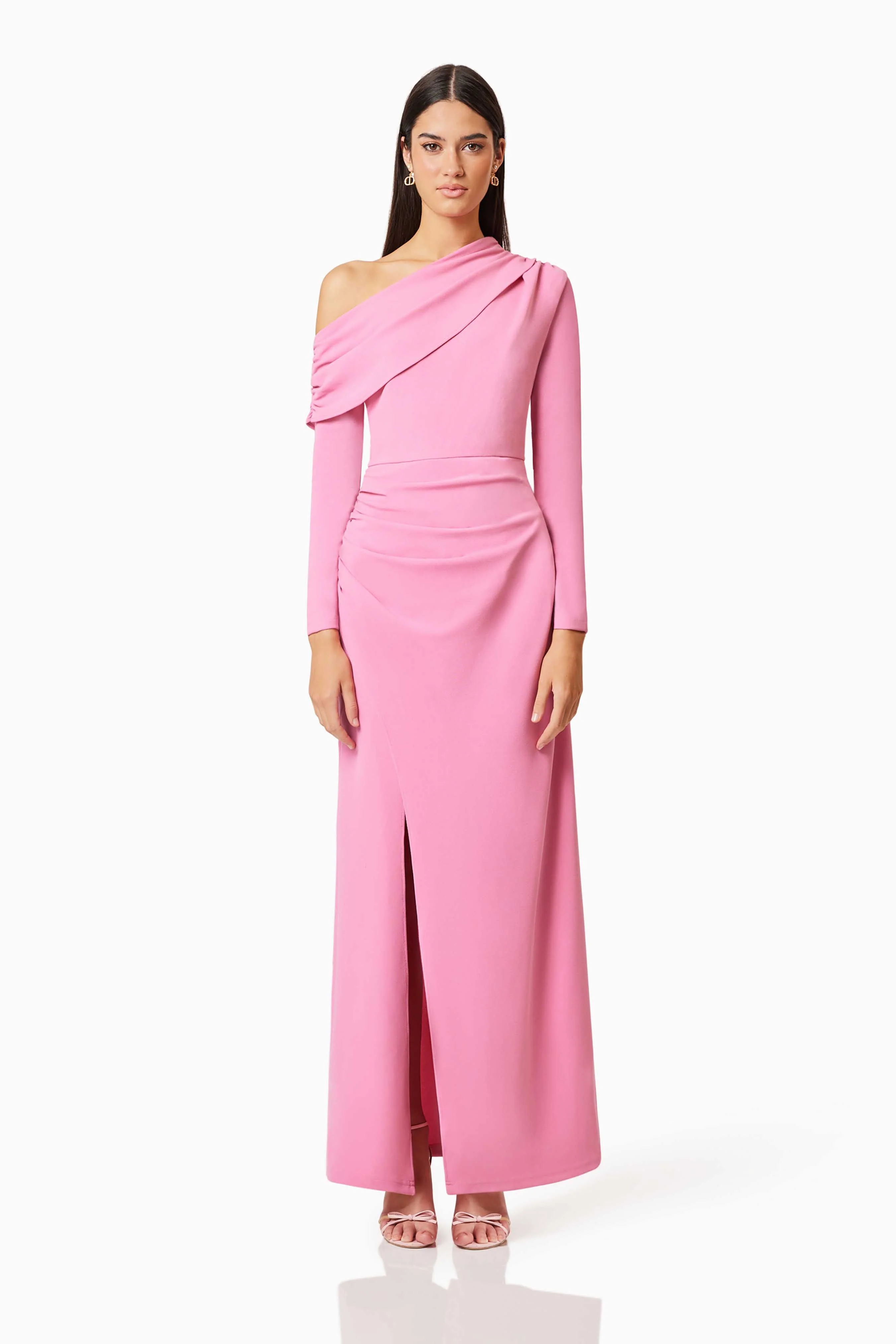 Elliatt Jamie One Shoulder Gown - Pink