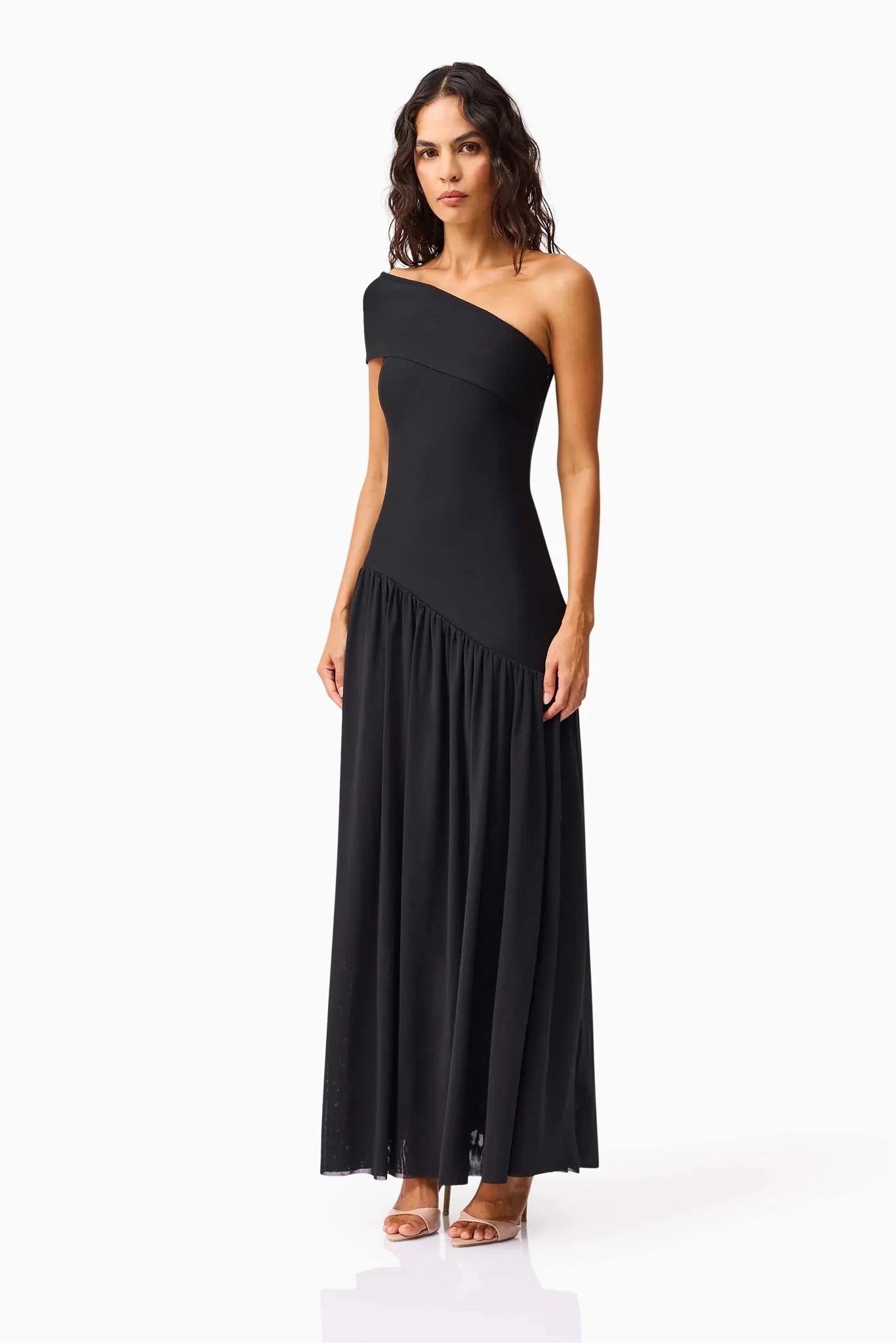 Elliatt Jesselle Asymmetrical Gown - Black - Image 4