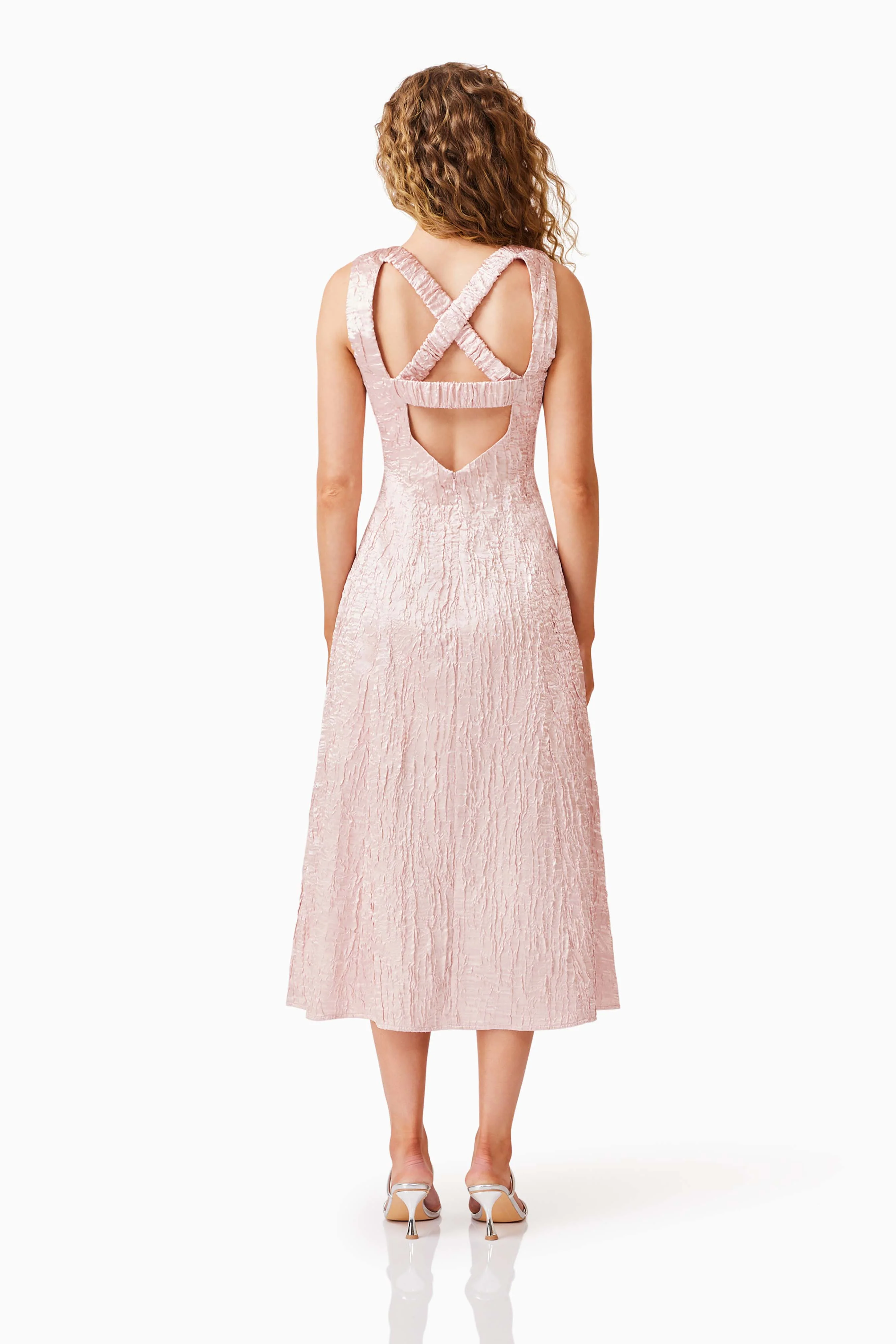 Elliatt Josephine Midi Dress - Ballet Pink - Image 6