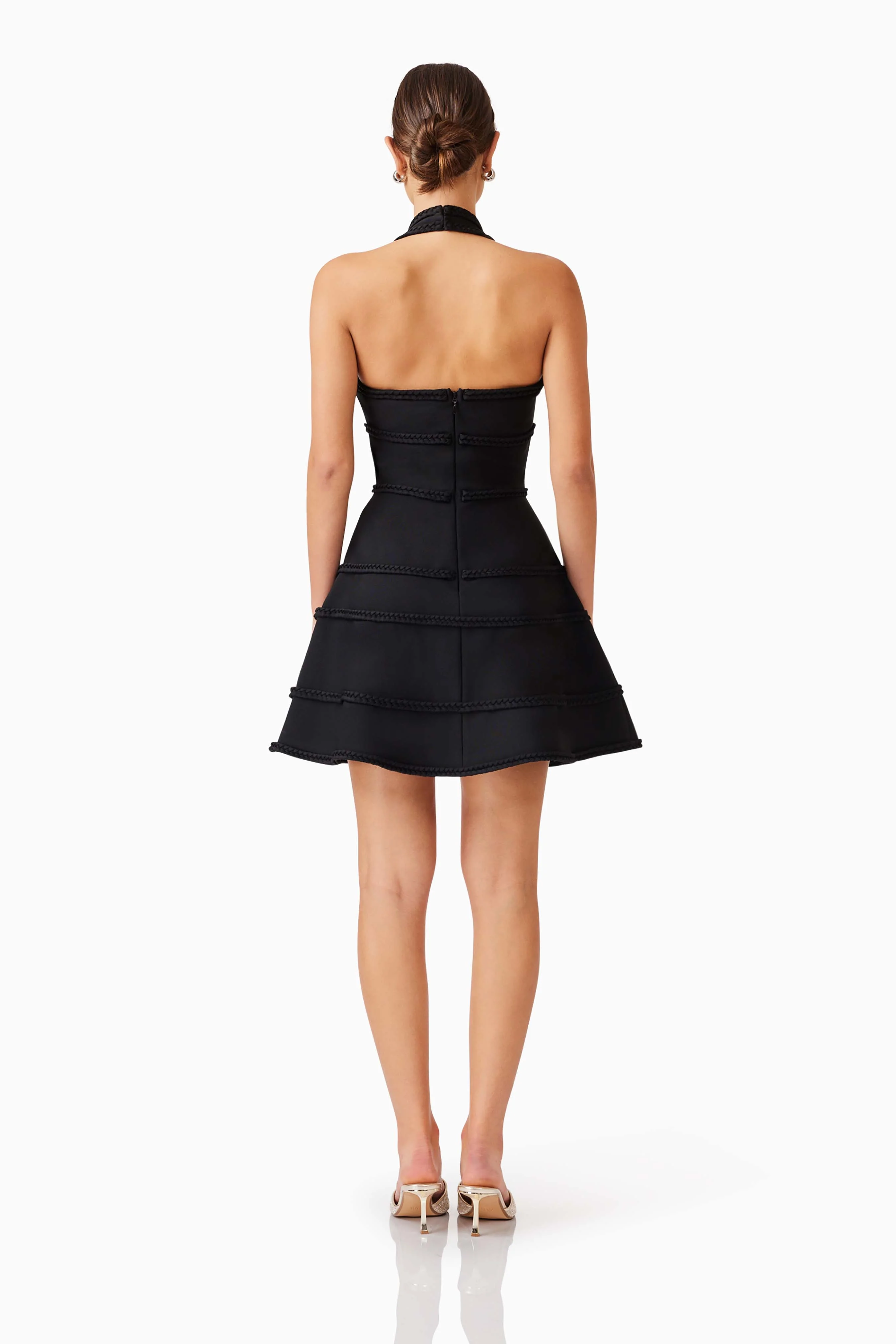 Elliatt Katlyn Halter Mini Dress - Black - Image 4