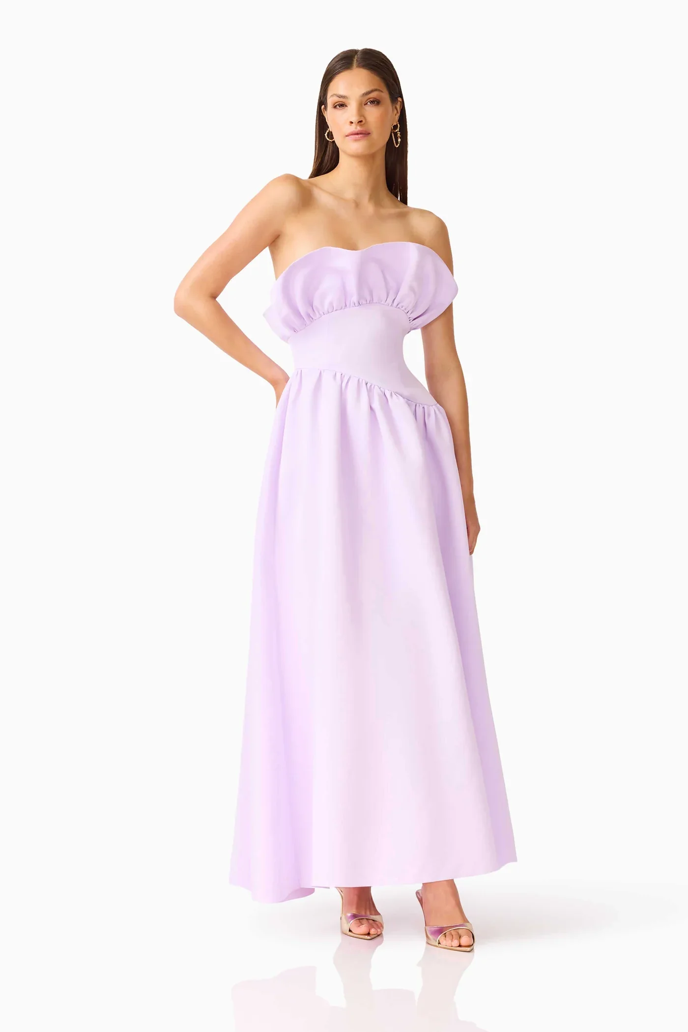 Elliatt Laurel Dress - Lilac - Image 6