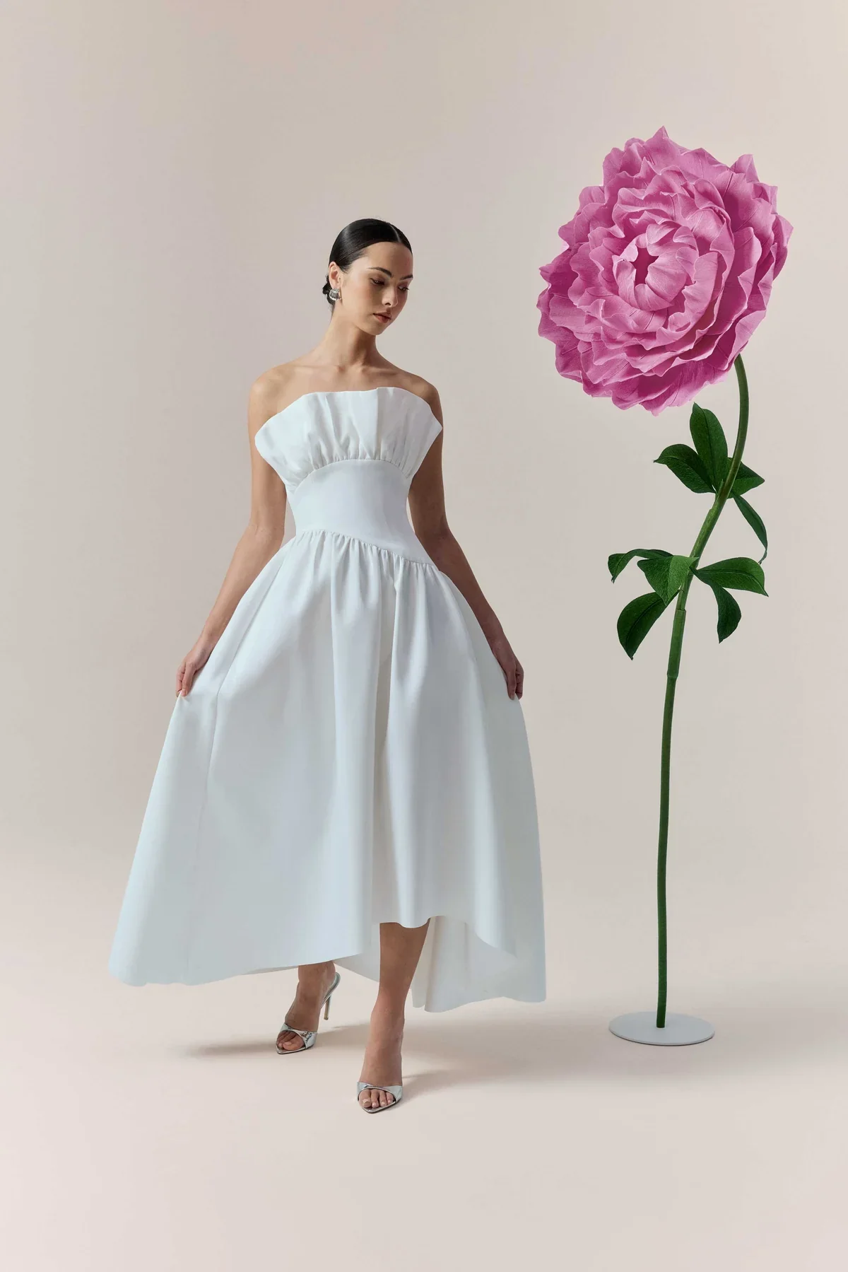 Elliatt Laurel Dress - White - Image 5