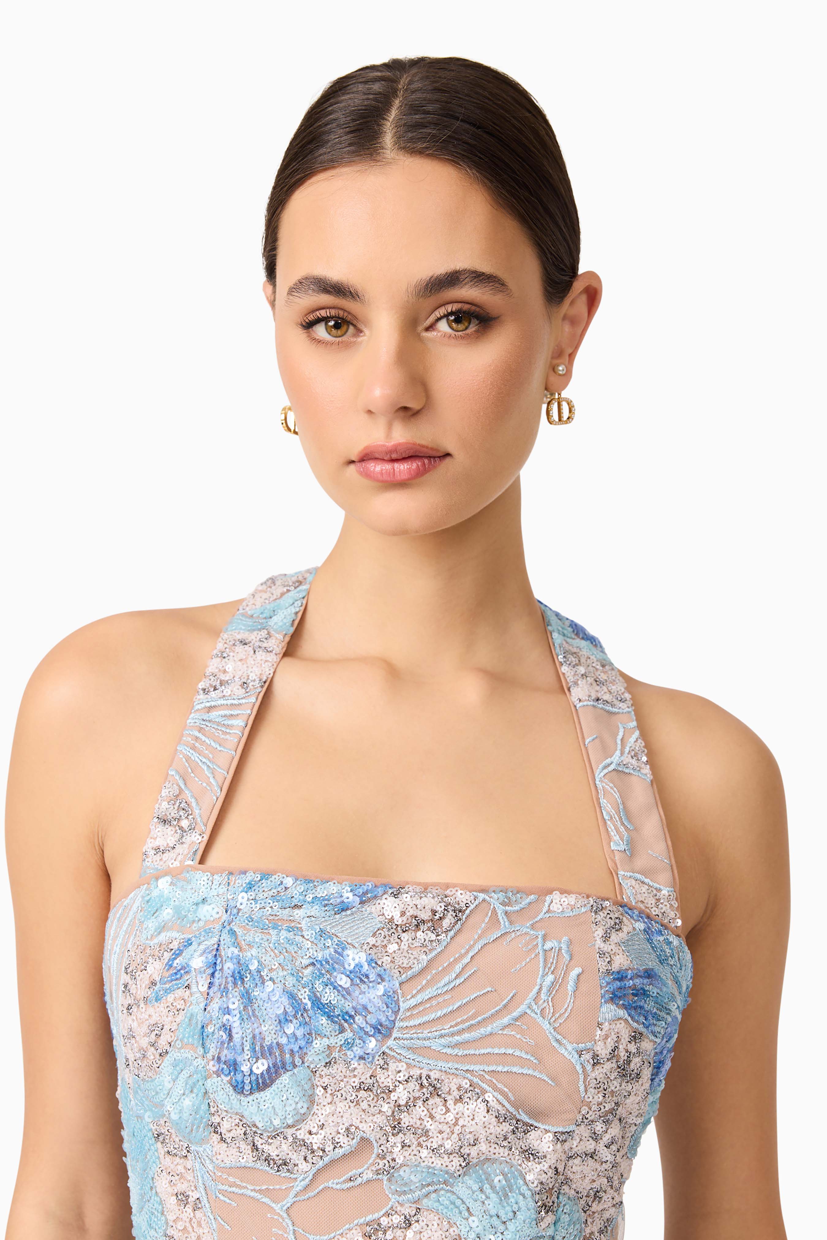 Elliatt Leonie Mini Dress - Blue - Image 6