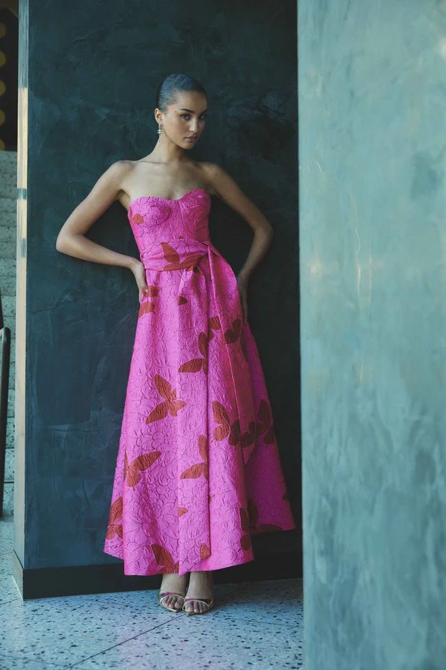Elliatt Lorena Gown - Pink Multi - Image 2