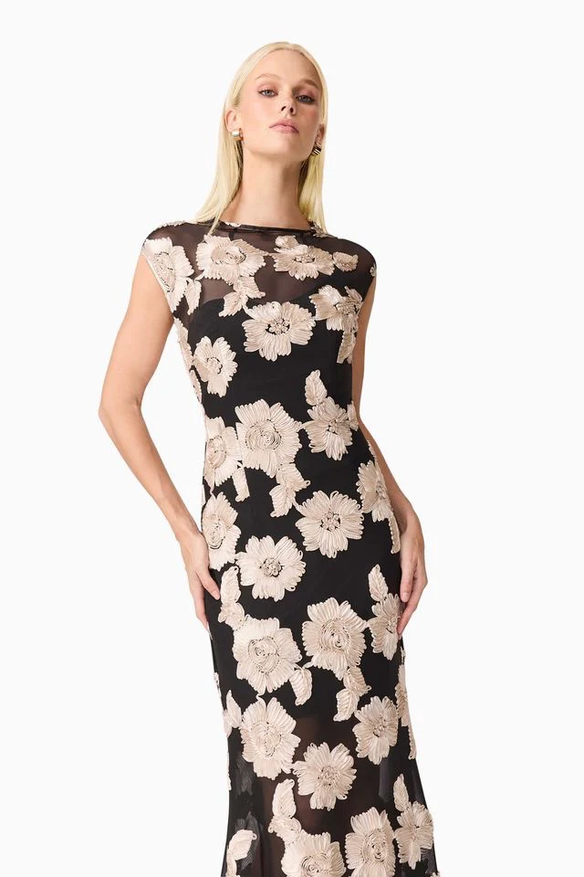 Elliatt Margaux Gown - Black Gold - Image 5