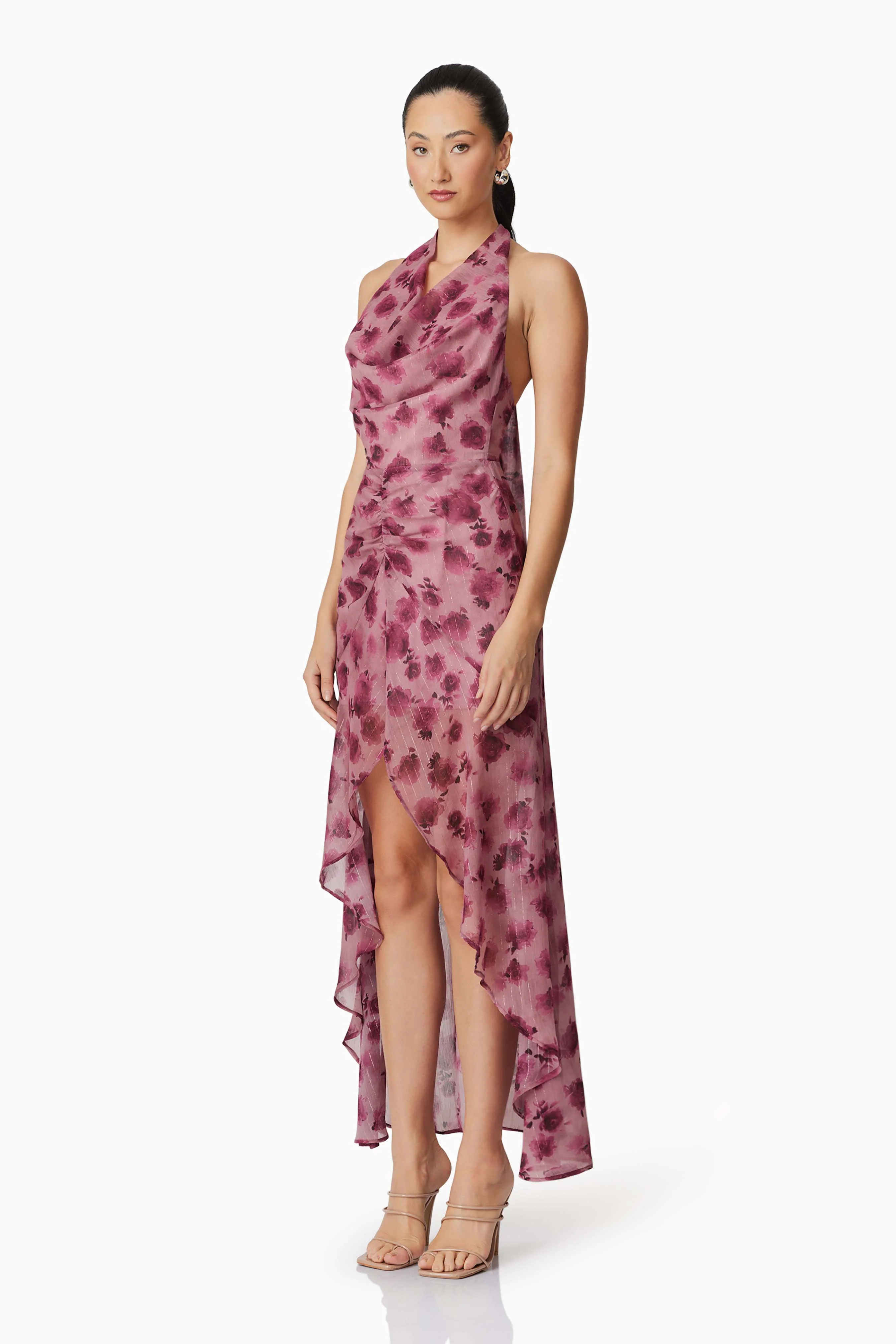 Elliatt Monica Dress - Plum Multi - Image 3