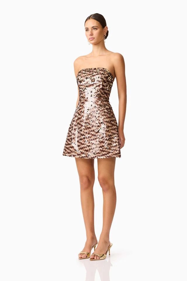 Elliatt Noemi Mini Dress - Coco - Image 3