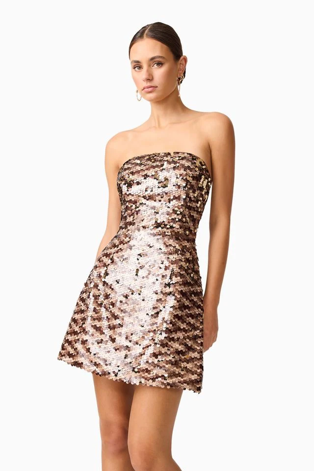 Elliatt Noemi Mini Dress - Coco - Image 4