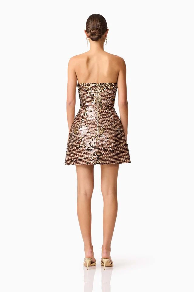 Elliatt Noemi Mini Dress - Coco - Image 6