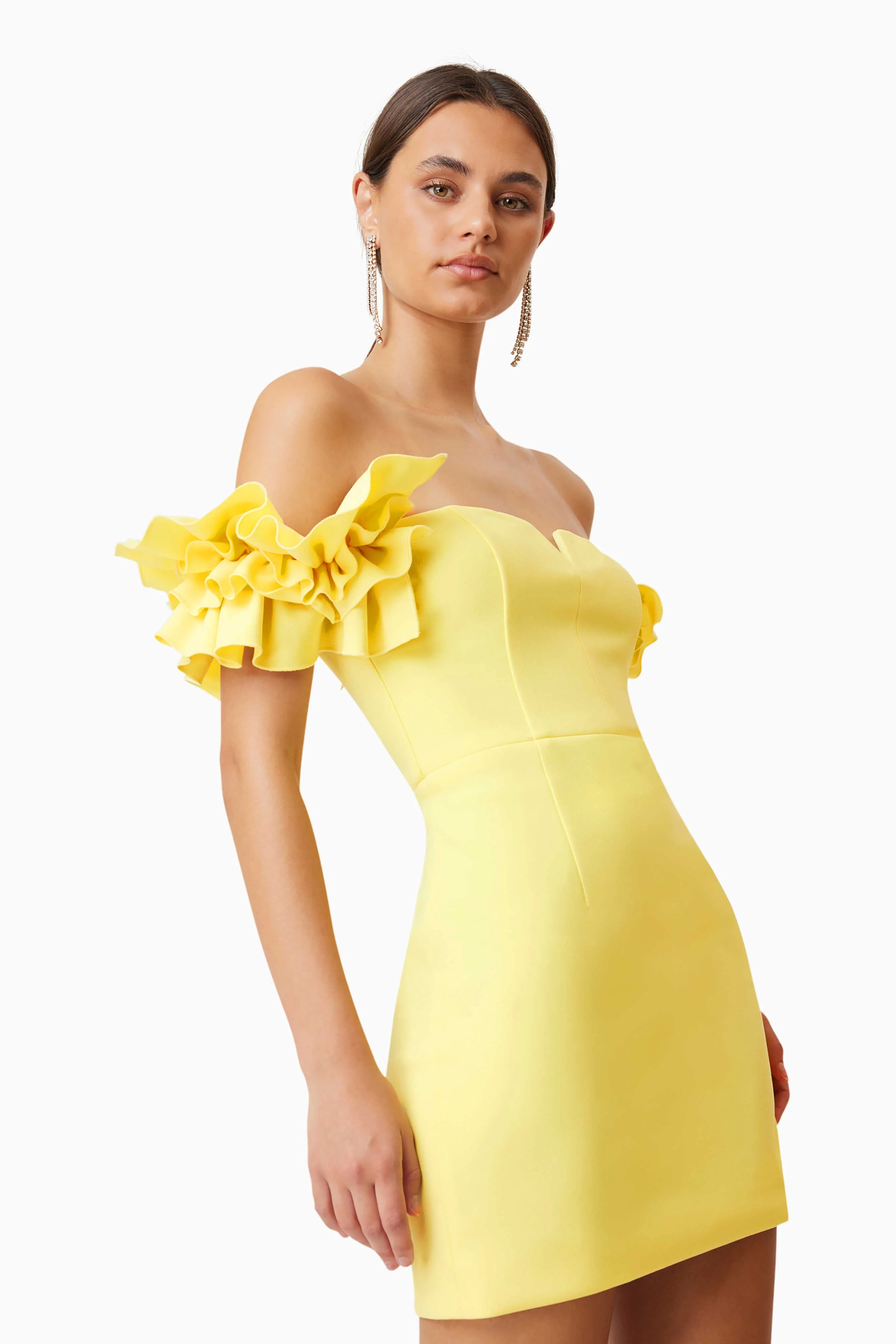 Elliatt Nola Mini Dress - Yellow - Image 2