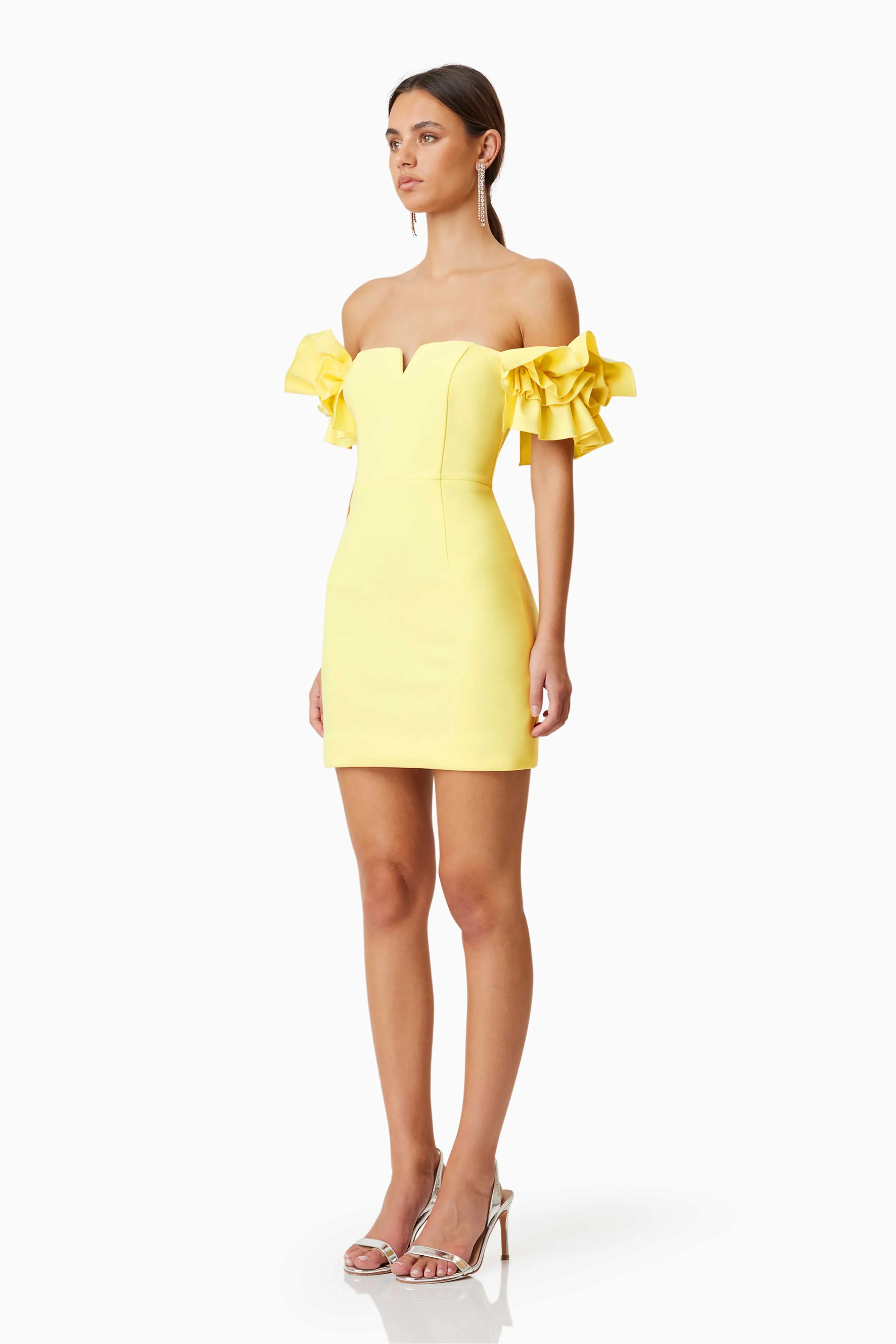 Elliatt Nola Mini Dress - Yellow - Image 3