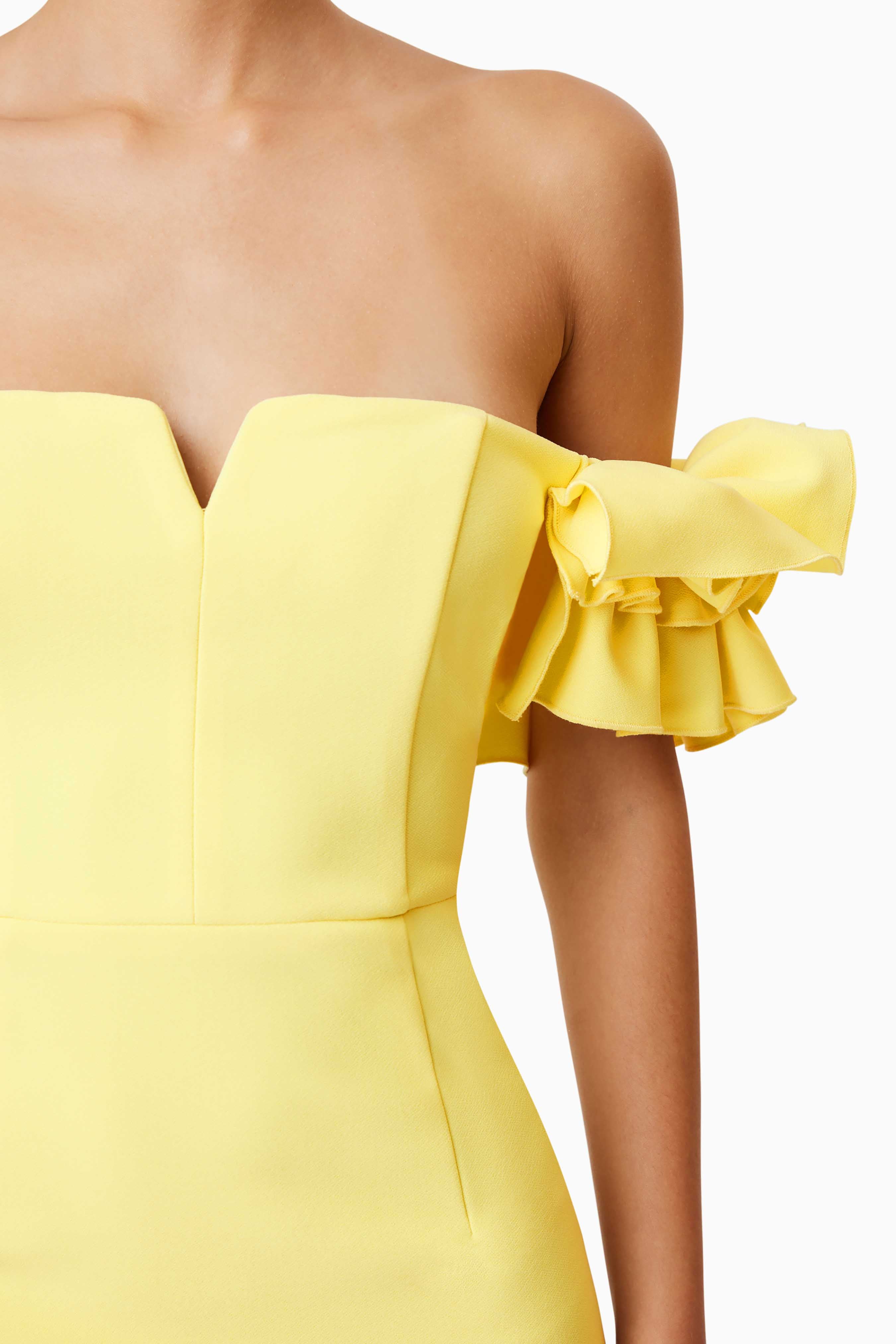 Elliatt Nola Mini Dress - Yellow - Image 6