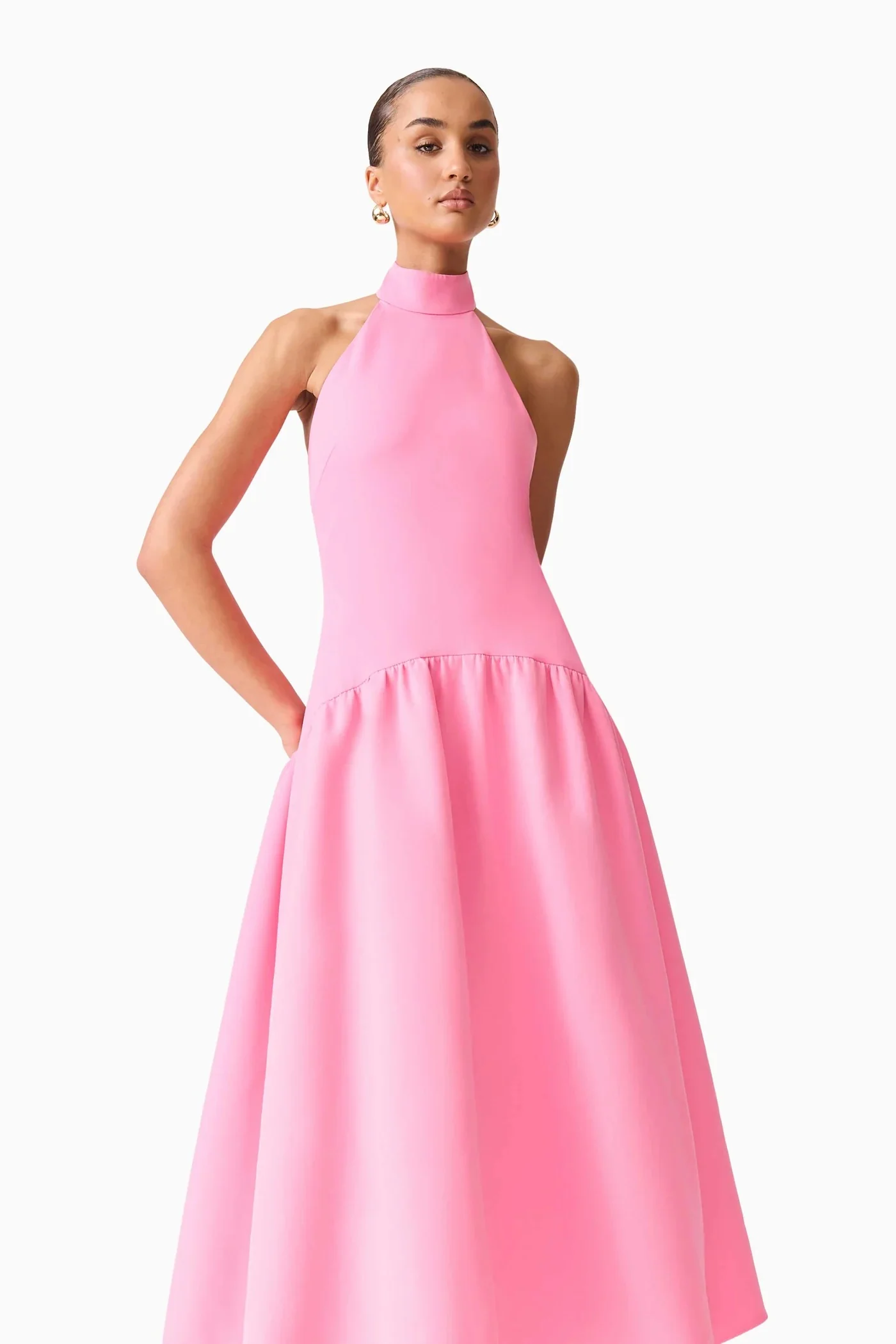 Elliatt Nolana Midi Dress - Pink - Image 3