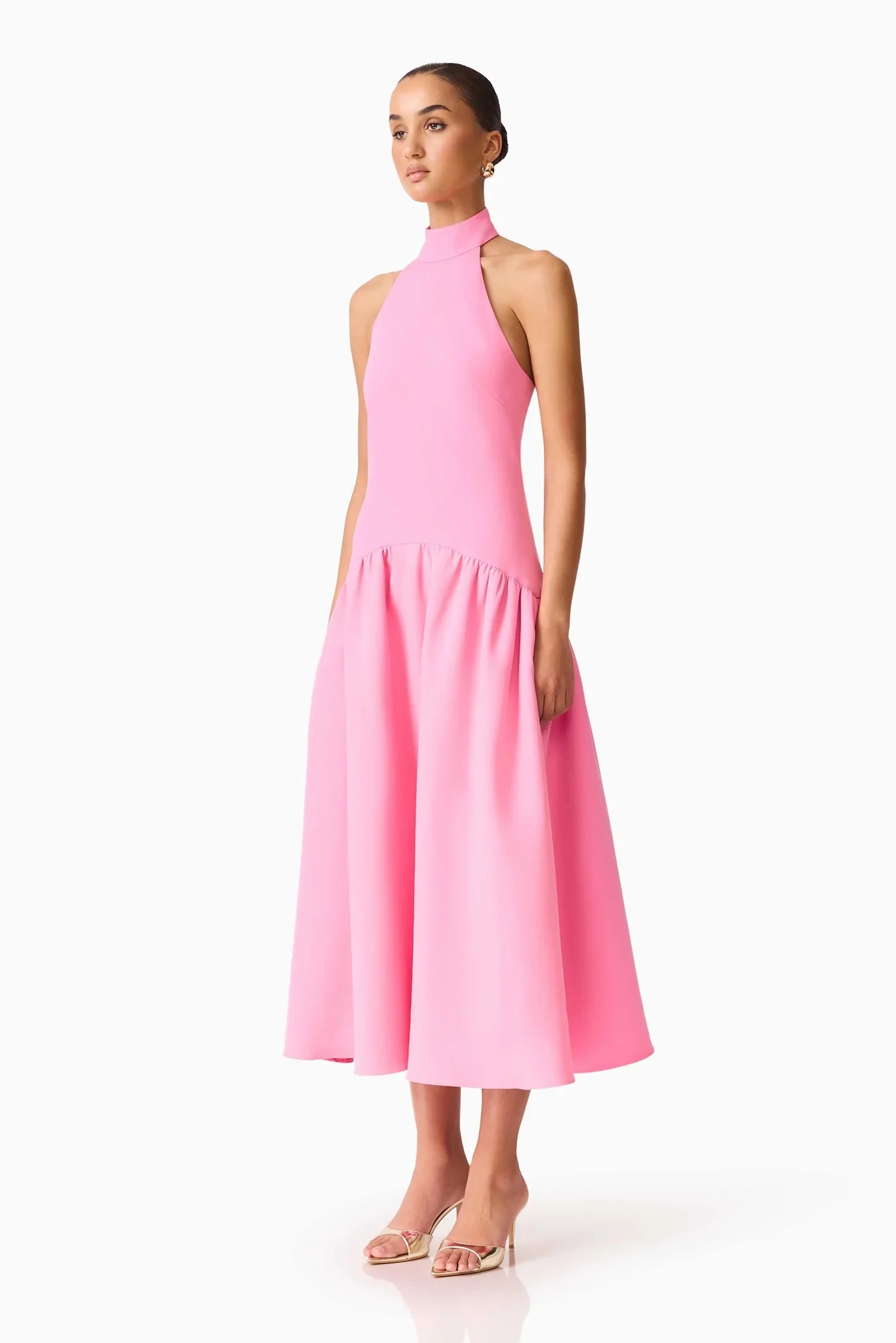Elliatt Nolana Midi Dress - Pink - Image 4