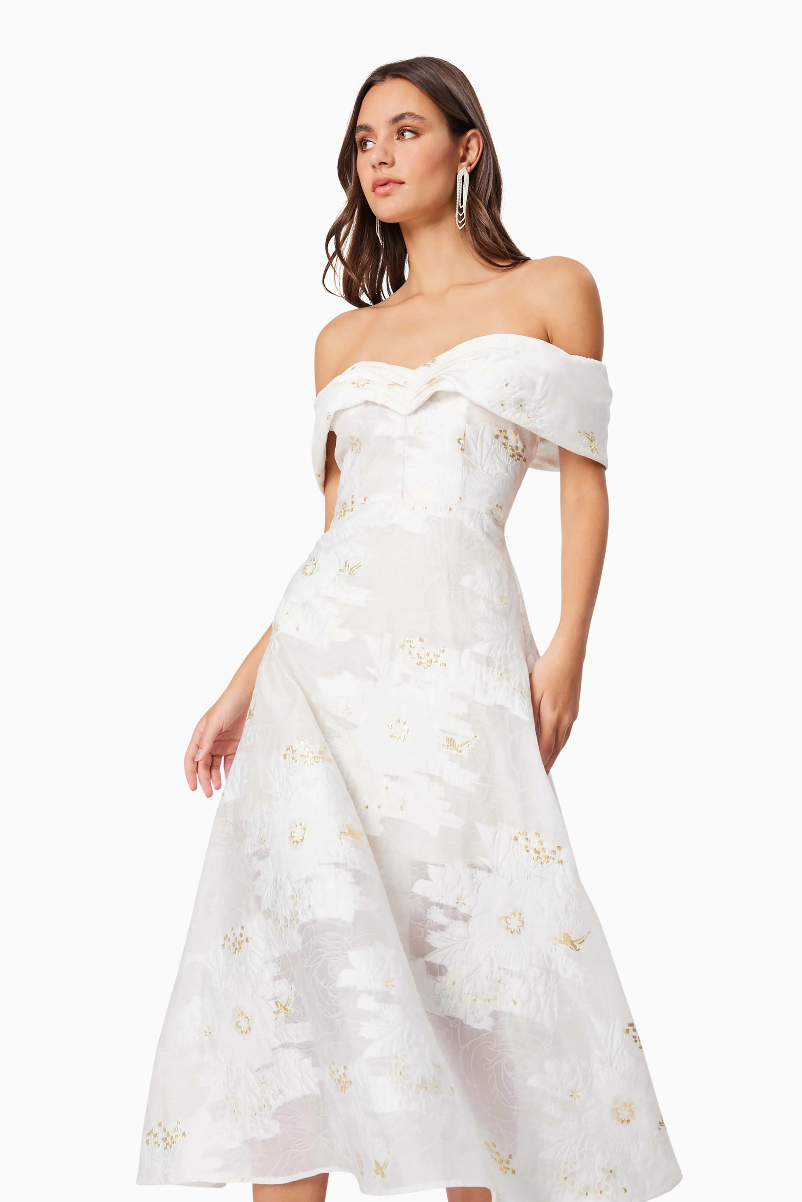 Elliatt Octavia Midi - Ivory Gold - Image 4