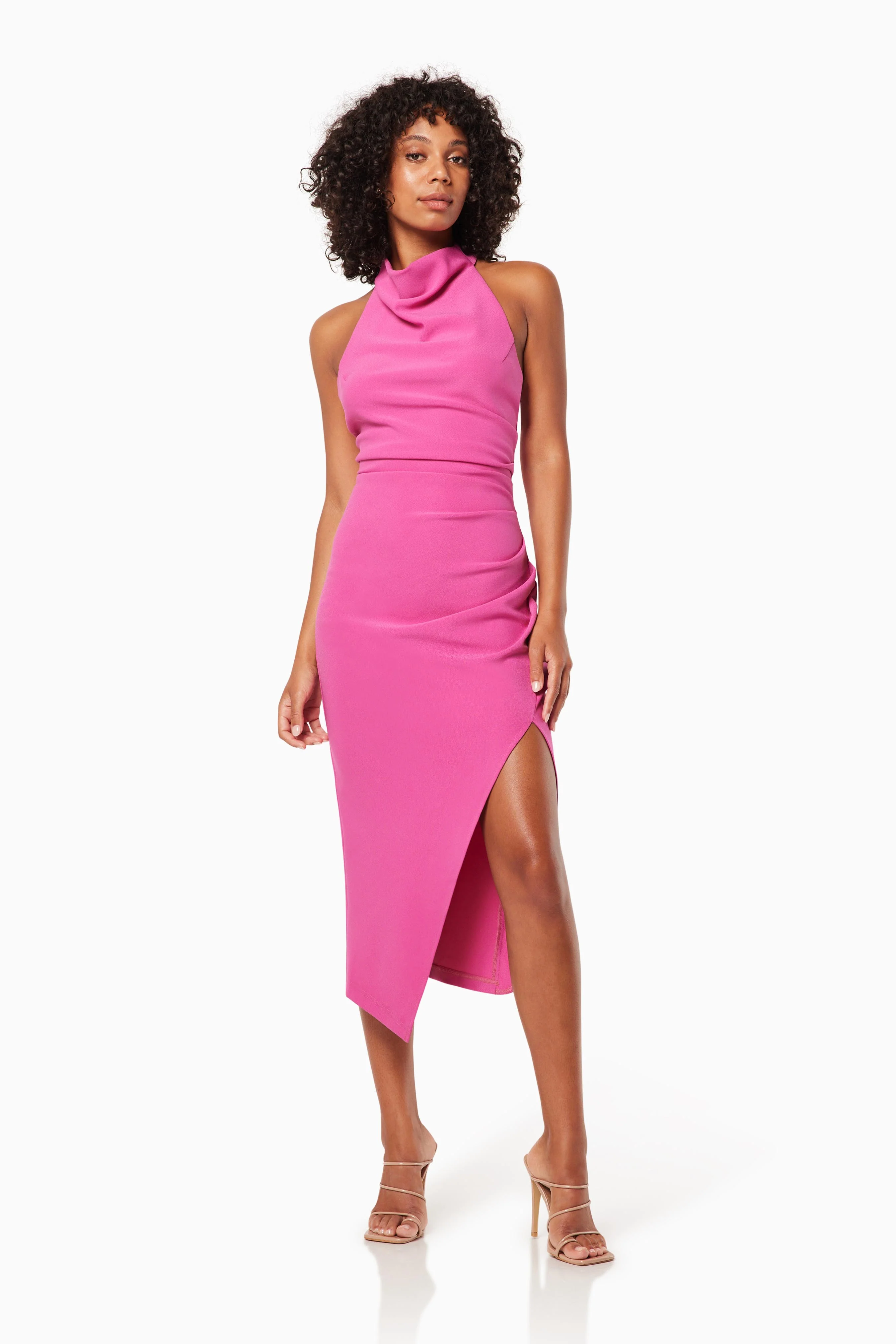 Elliatt Paxton Dress - Hotpink - Image 3