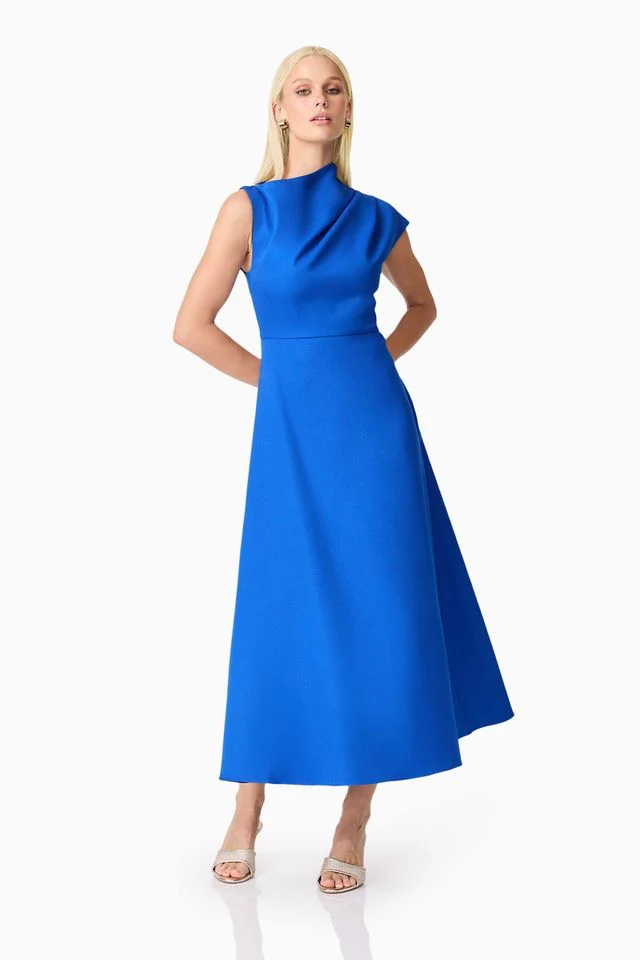 Elliatt Rafaela Midi Dress - Blue - Image 2