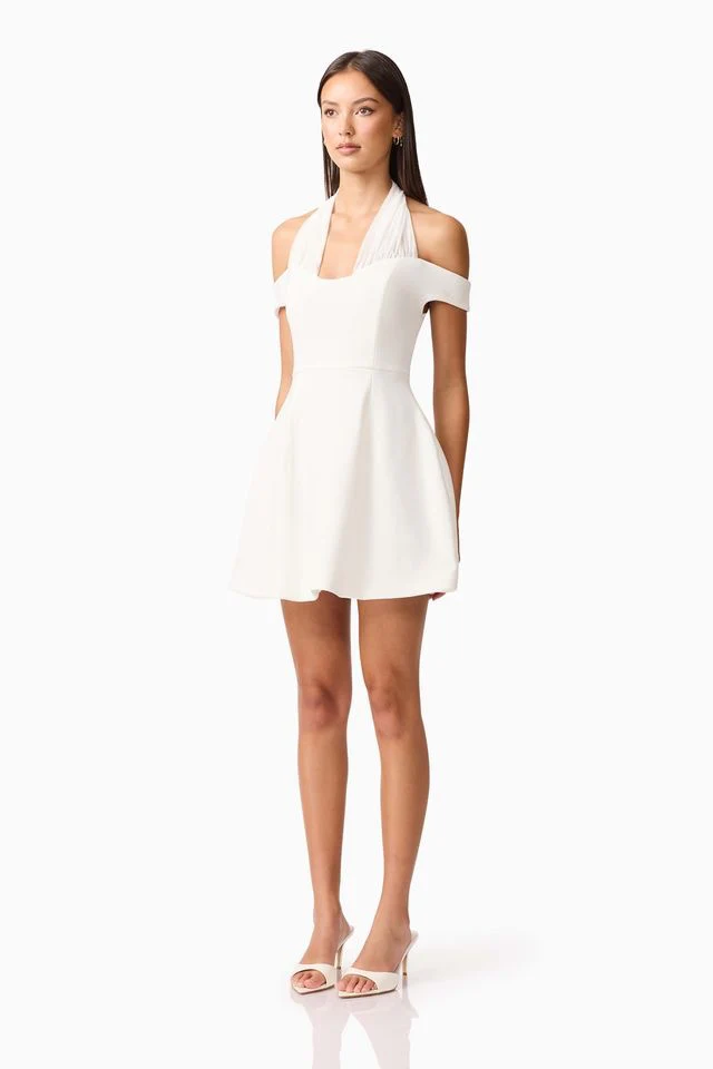 Elliatt Ruby Mini Dress - White - Image 3