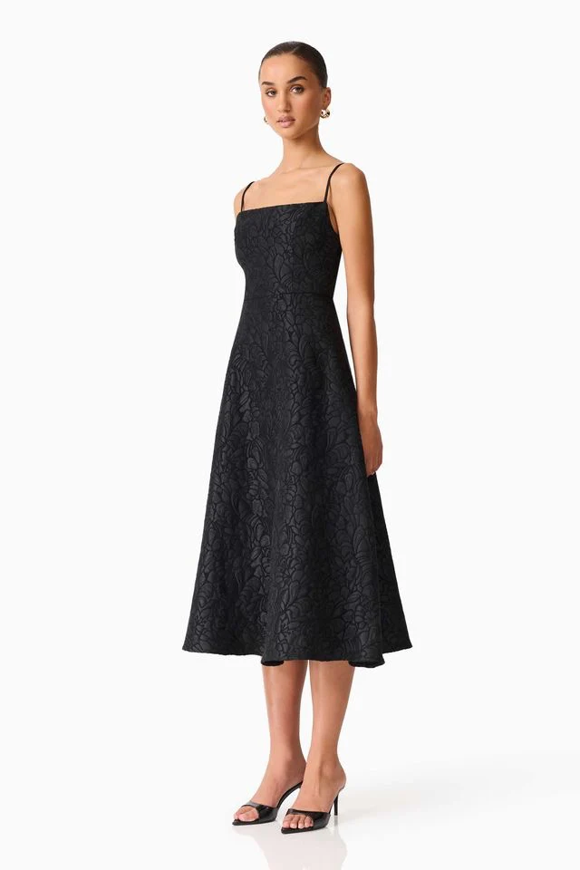 Elliatt Saffron Gown - Black - Image 2