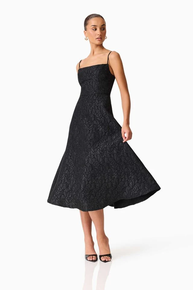 Elliatt Saffron Gown - Black - Image 3