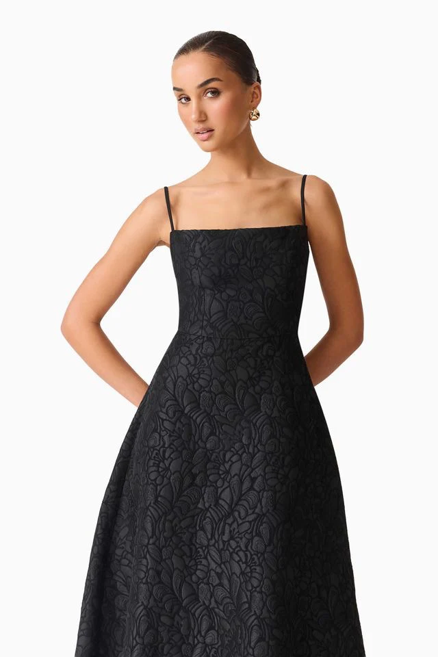 Elliatt Saffron Gown - Black - Image 4