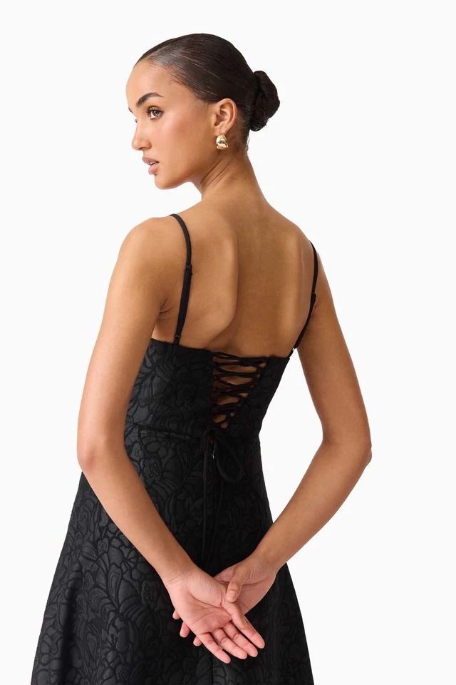 Elliatt Saffron Gown - Black - Image 6