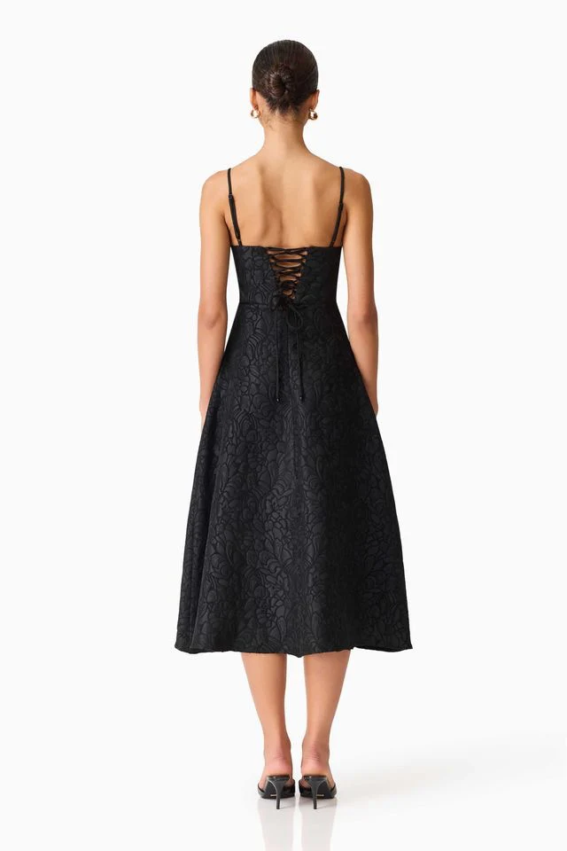Elliatt Saffron Gown - Black - Image 7