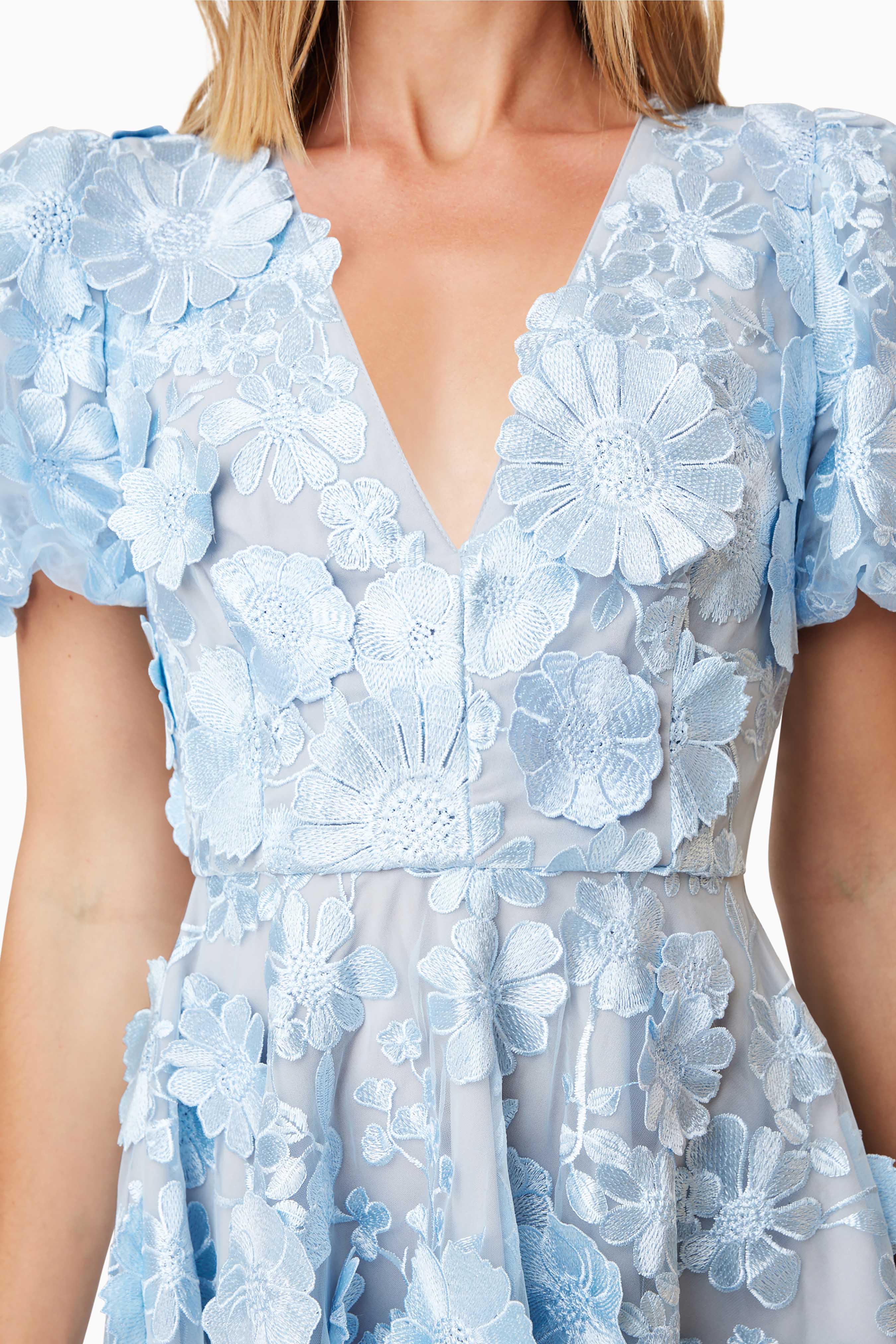 Elliatt Selene Mini Dress - Blue - Image 6