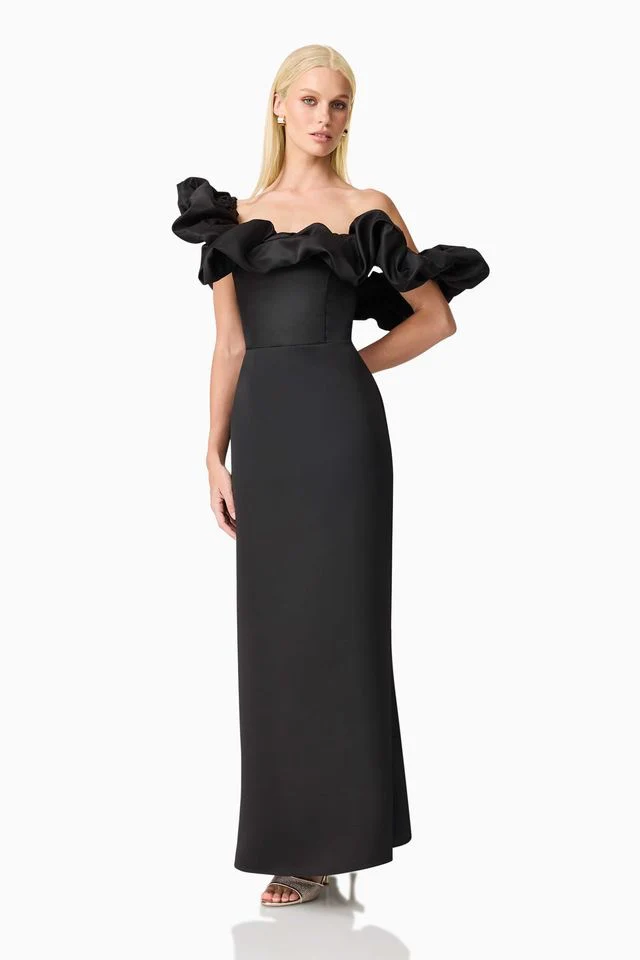Elliatt Sharon Midi Dress - Black - Image 3
