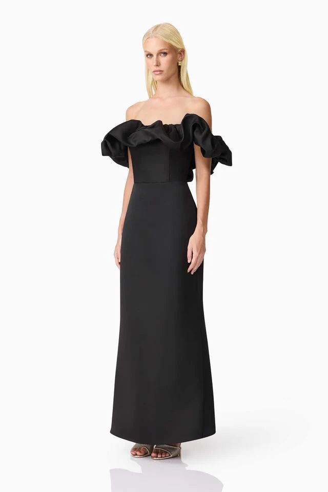 Elliatt Sharon Midi Dress - Black - Image 4