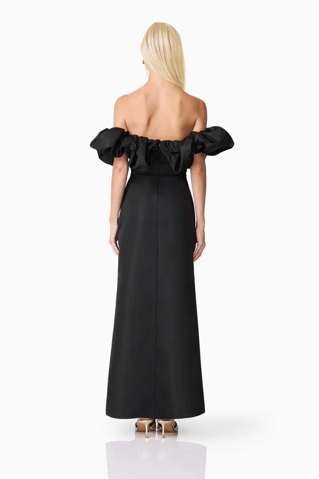 Elliatt Sharon Midi Dress - Black - Image 6