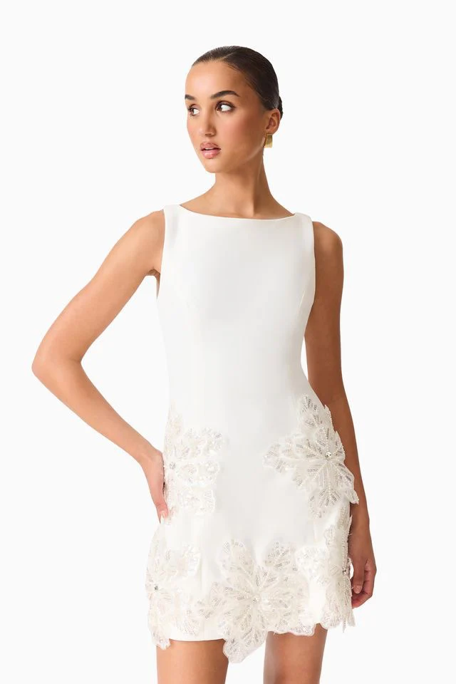 Elliatt Skye Mini Dress - White - Image 5