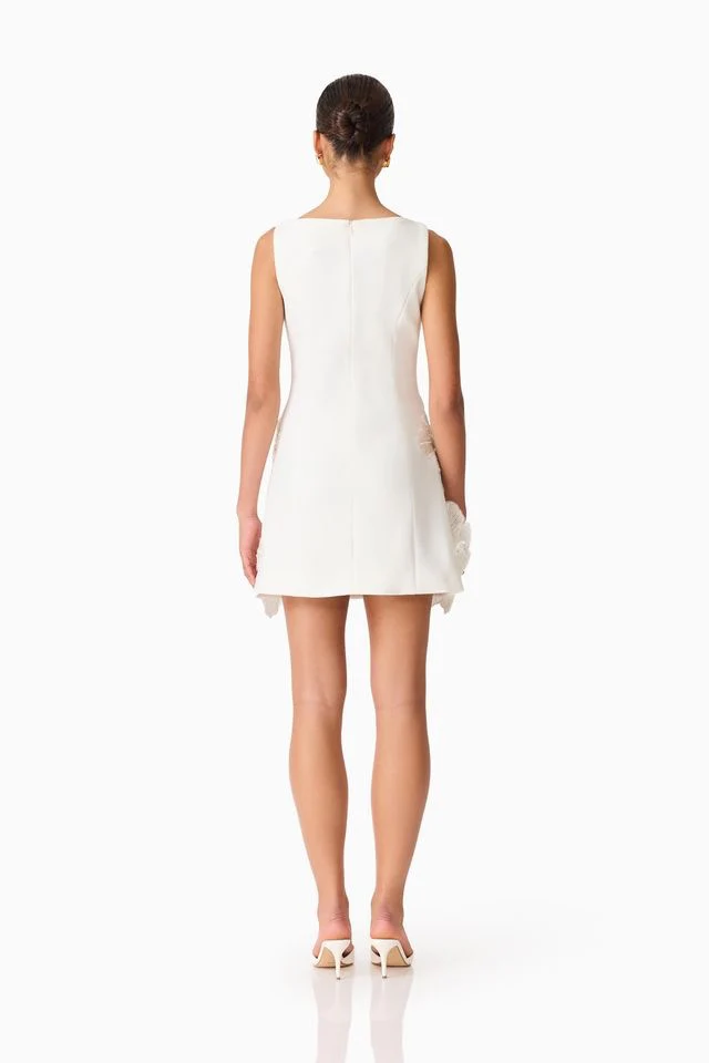 Elliatt Skye Mini Dress - White - Image 7