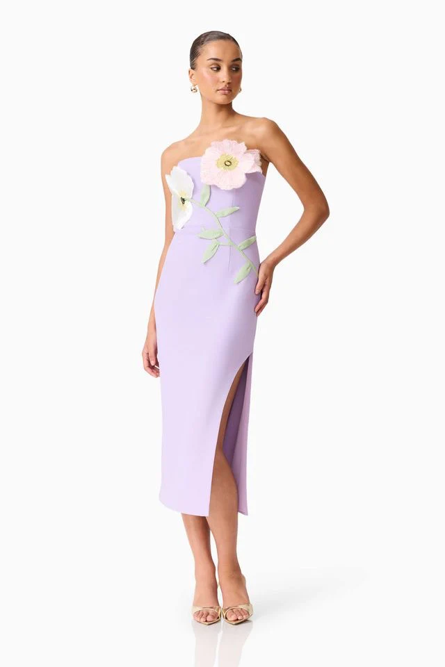 Elliatt Hope Midi Dress - Pastel Purple - Image 2