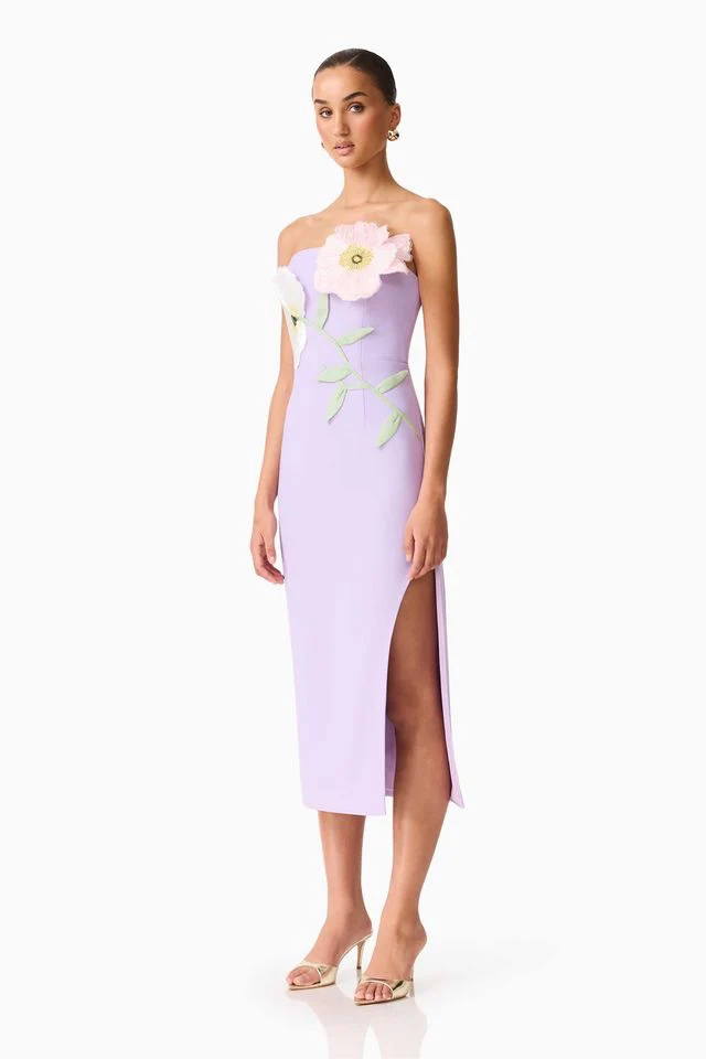 Elliatt Hope Midi Dress - Pastel Purple - Image 3